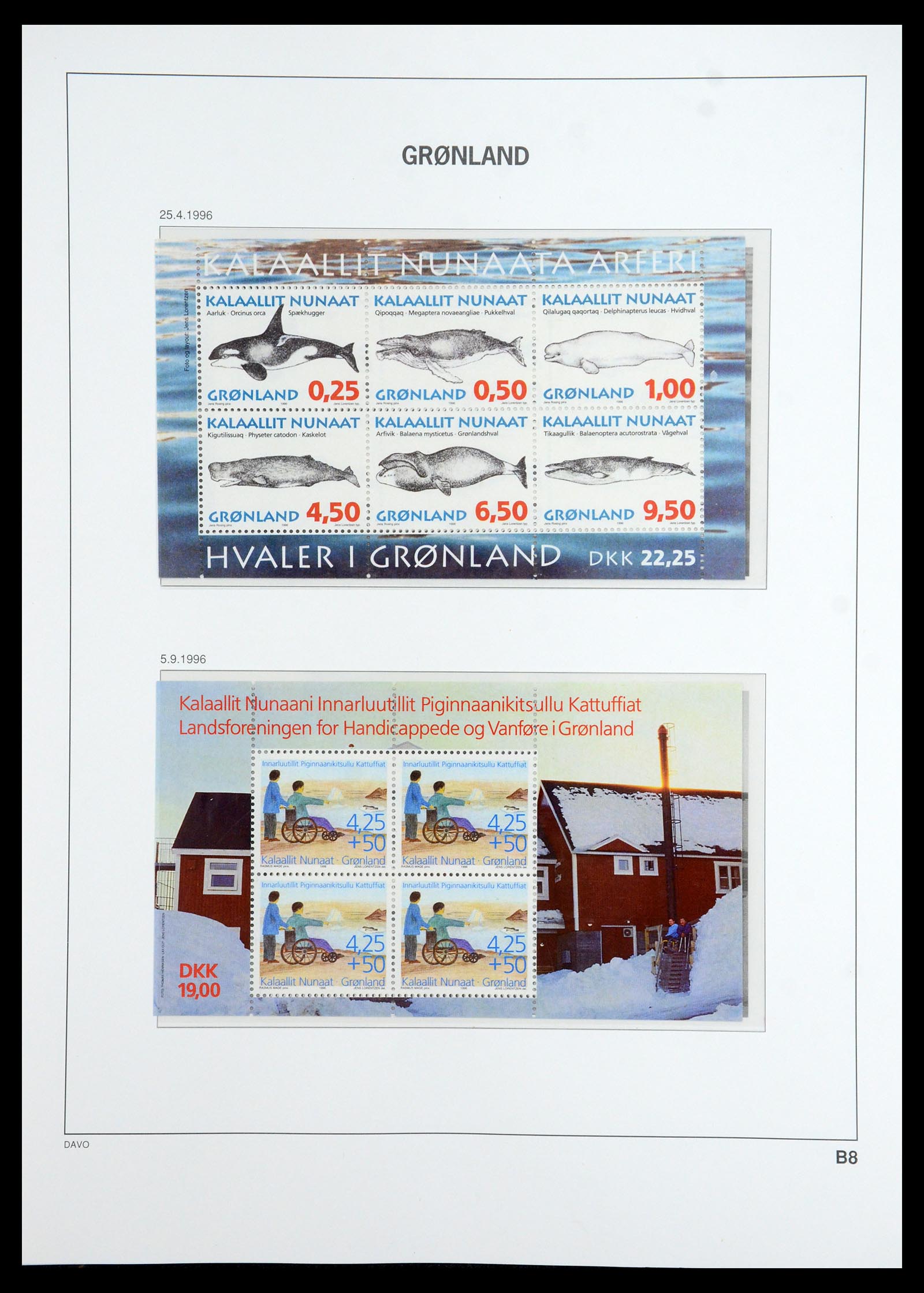 35773 044 - Postzegelverzameling 35773 Groenland 1905-1999.