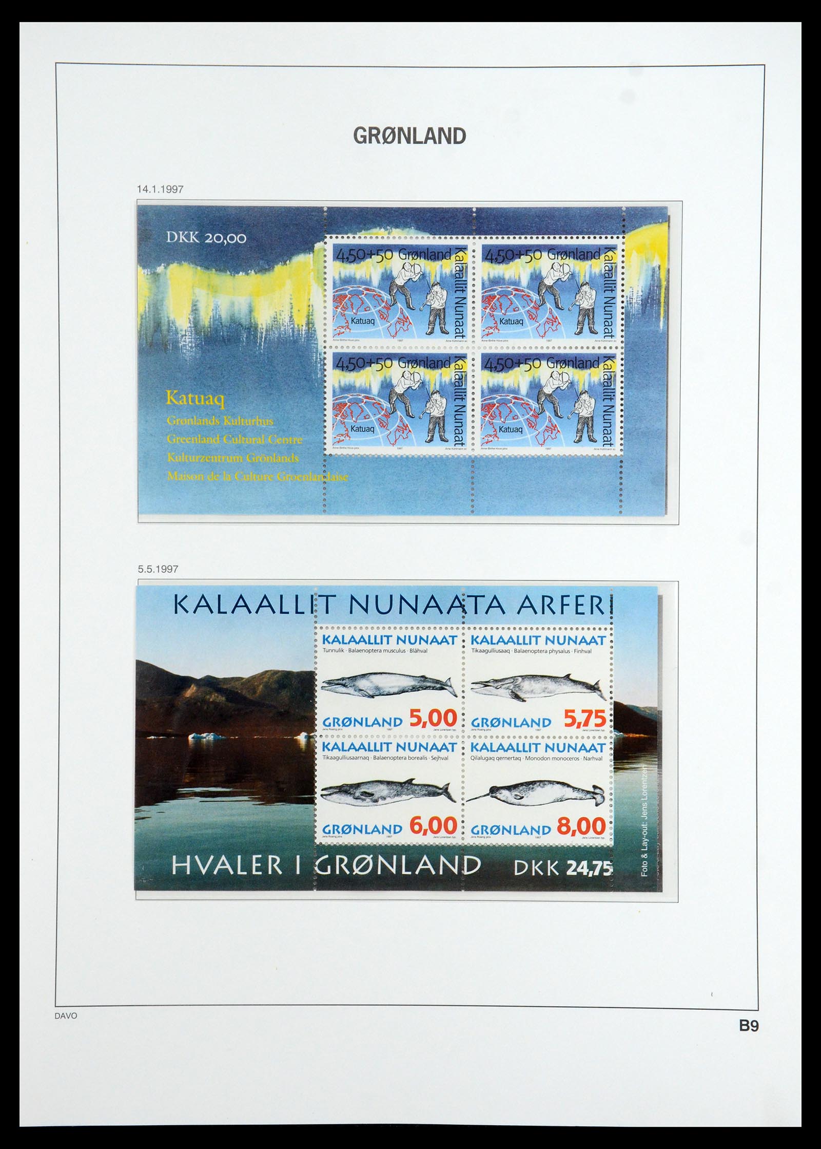 35773 046 - Postzegelverzameling 35773 Groenland 1905-1999.