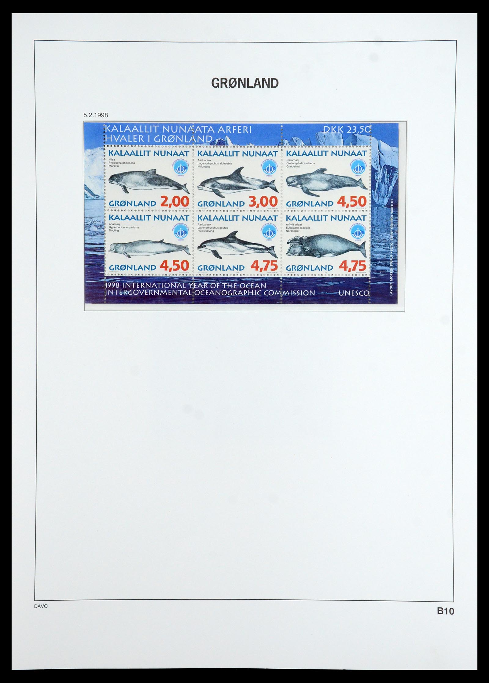 35773 047 - Postzegelverzameling 35773 Groenland 1905-1999.