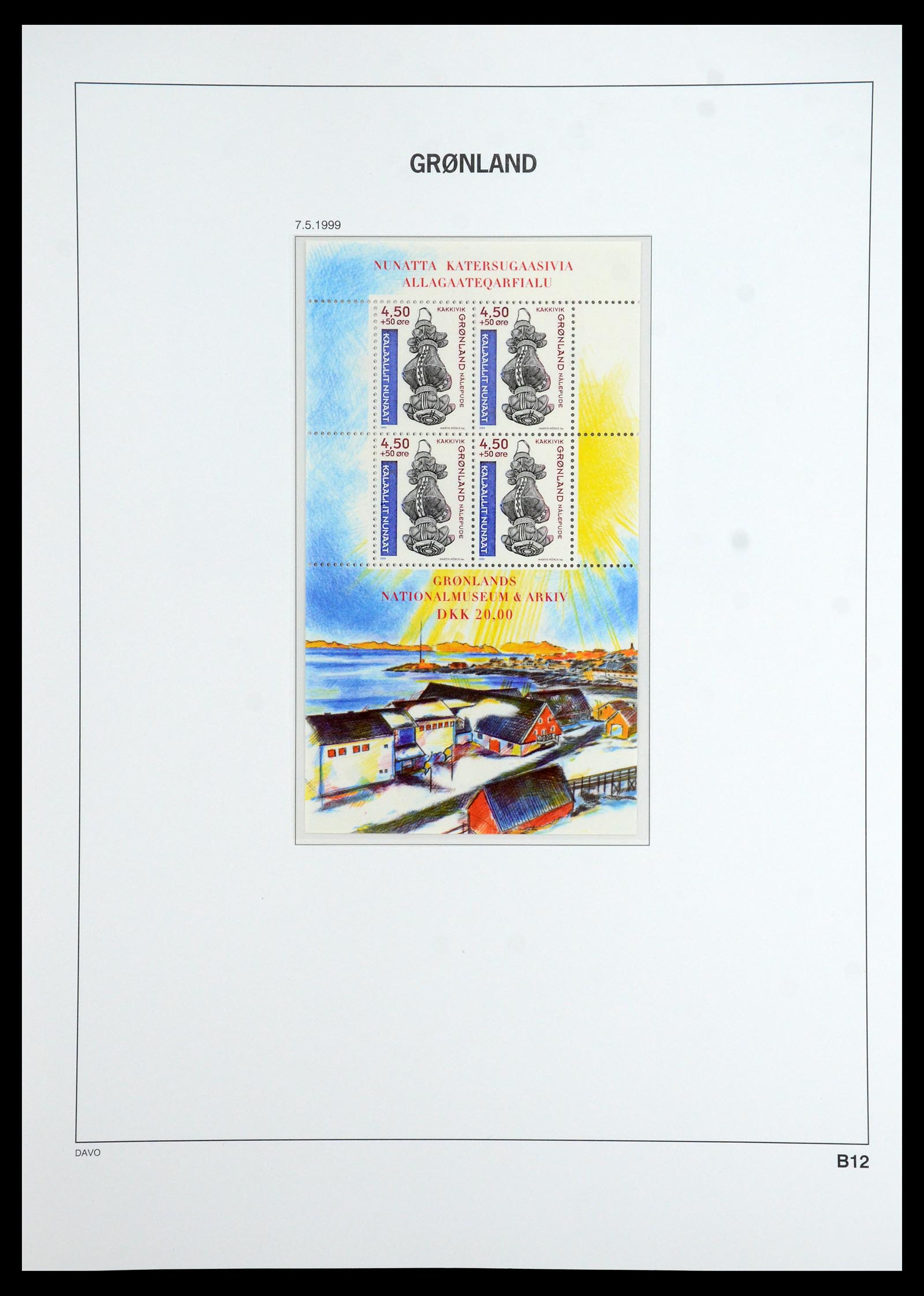 35773 050 - Postzegelverzameling 35773 Groenland 1905-1999.