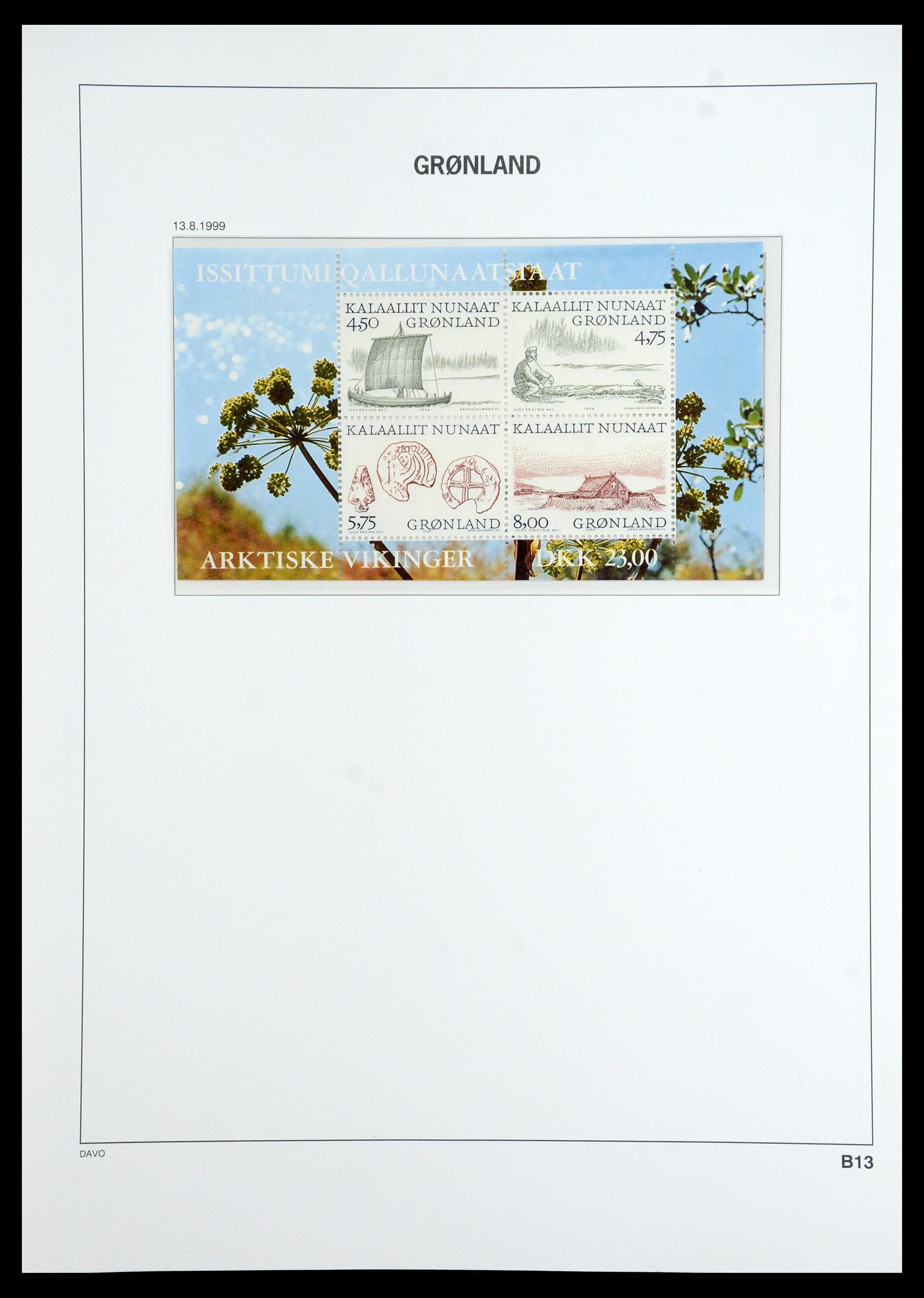 35773 051 - Postzegelverzameling 35773 Groenland 1905-1999.