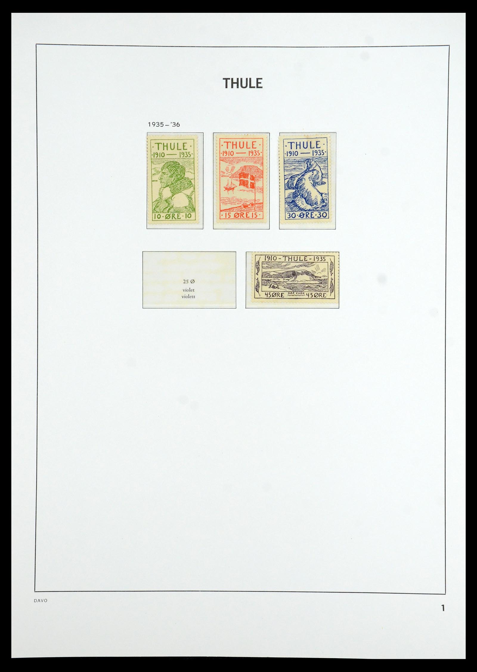 35773 052 - Stamp Collection 35773 Greenland 1905-1999.