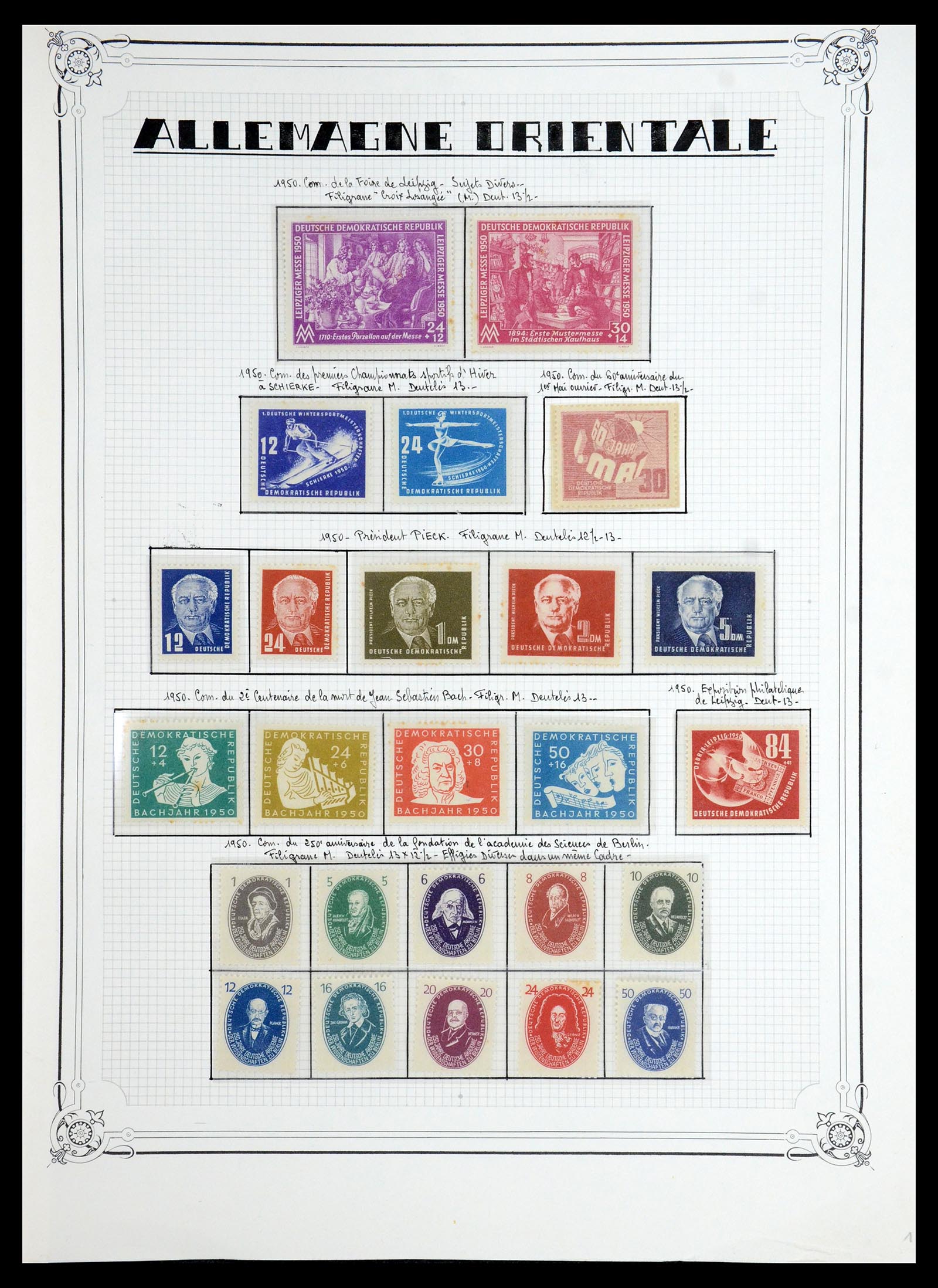 35774 001 - Postzegelverzameling 35774 DDR 1950-1990.