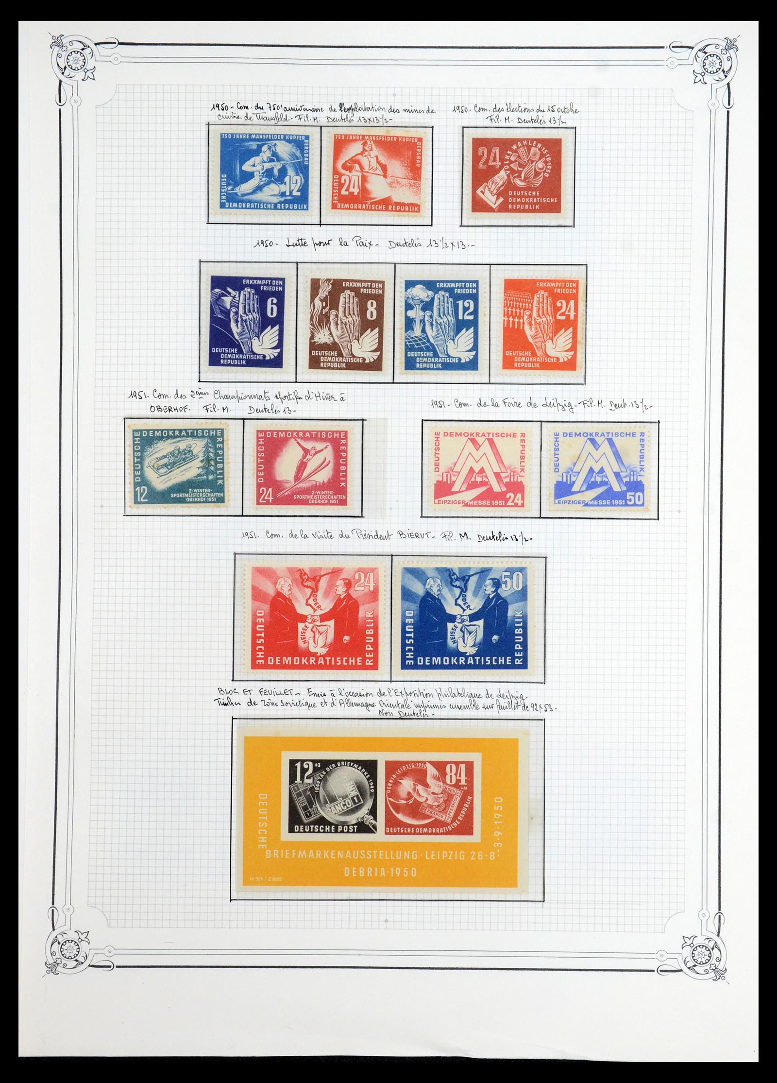 35774 002 - Postzegelverzameling 35774 DDR 1950-1990.