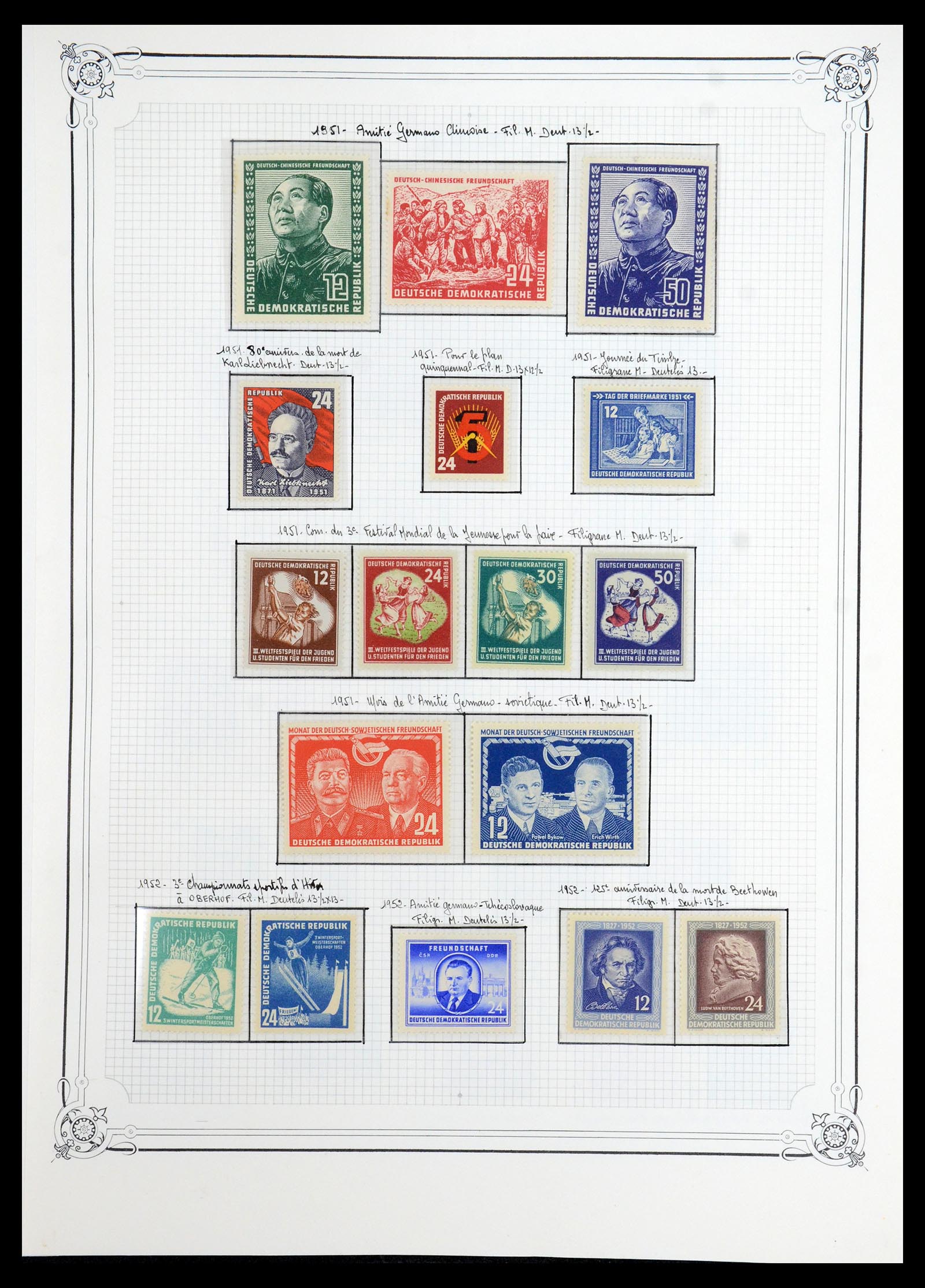 35774 003 - Postzegelverzameling 35774 DDR 1950-1990.