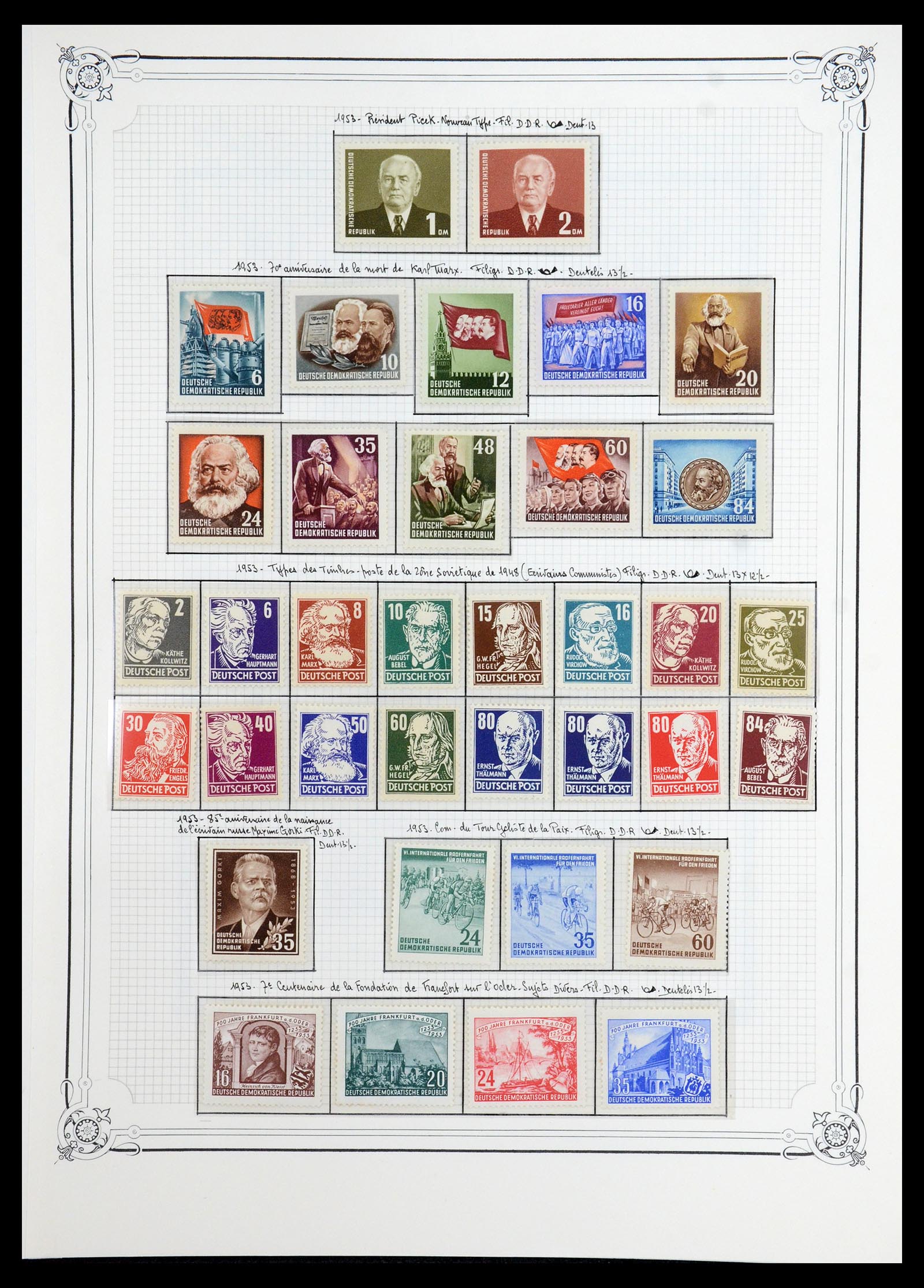 35774 005 - Postzegelverzameling 35774 DDR 1950-1990.