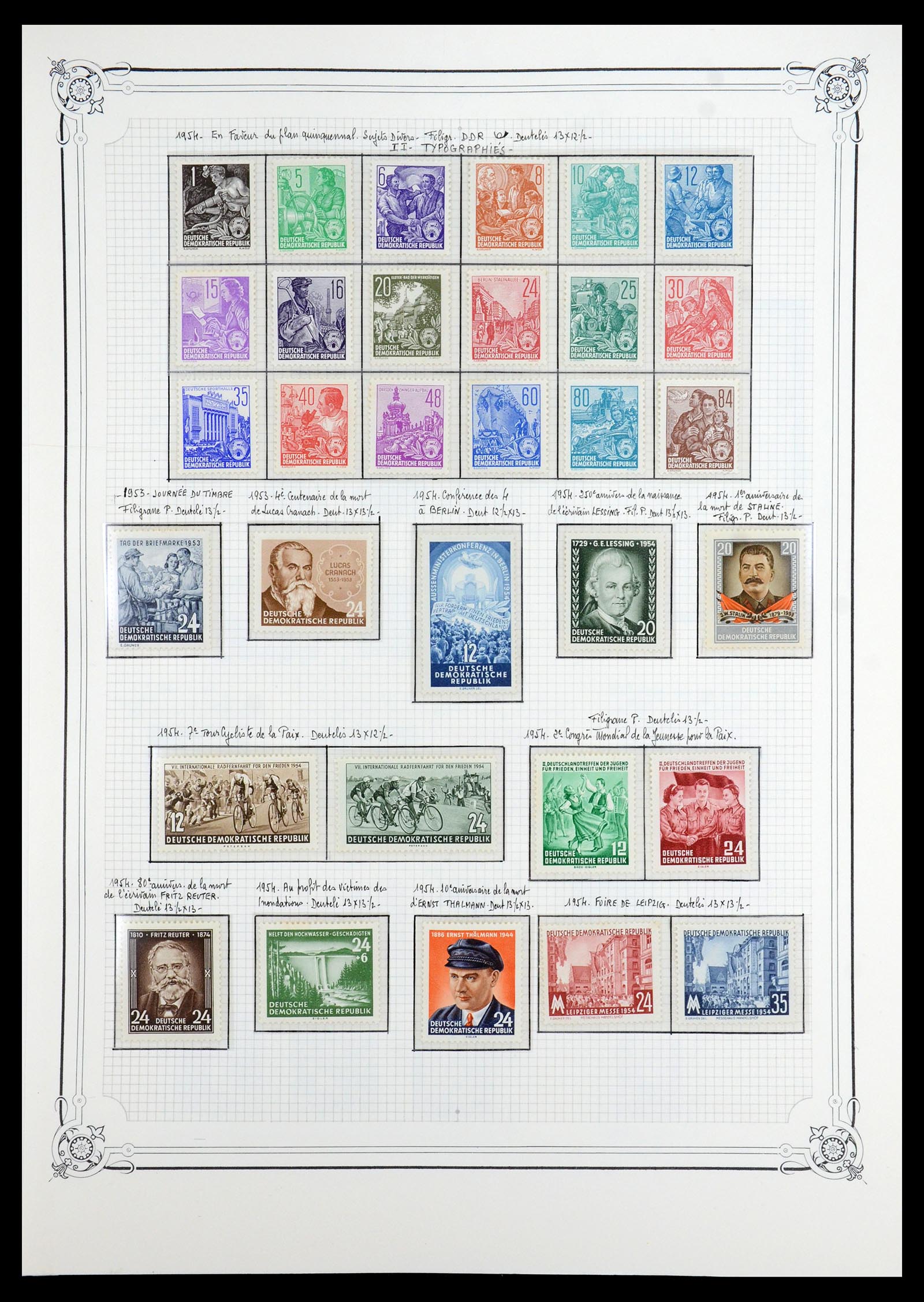 35774 009 - Stamp Collection 35774 GDR 1950-1990.