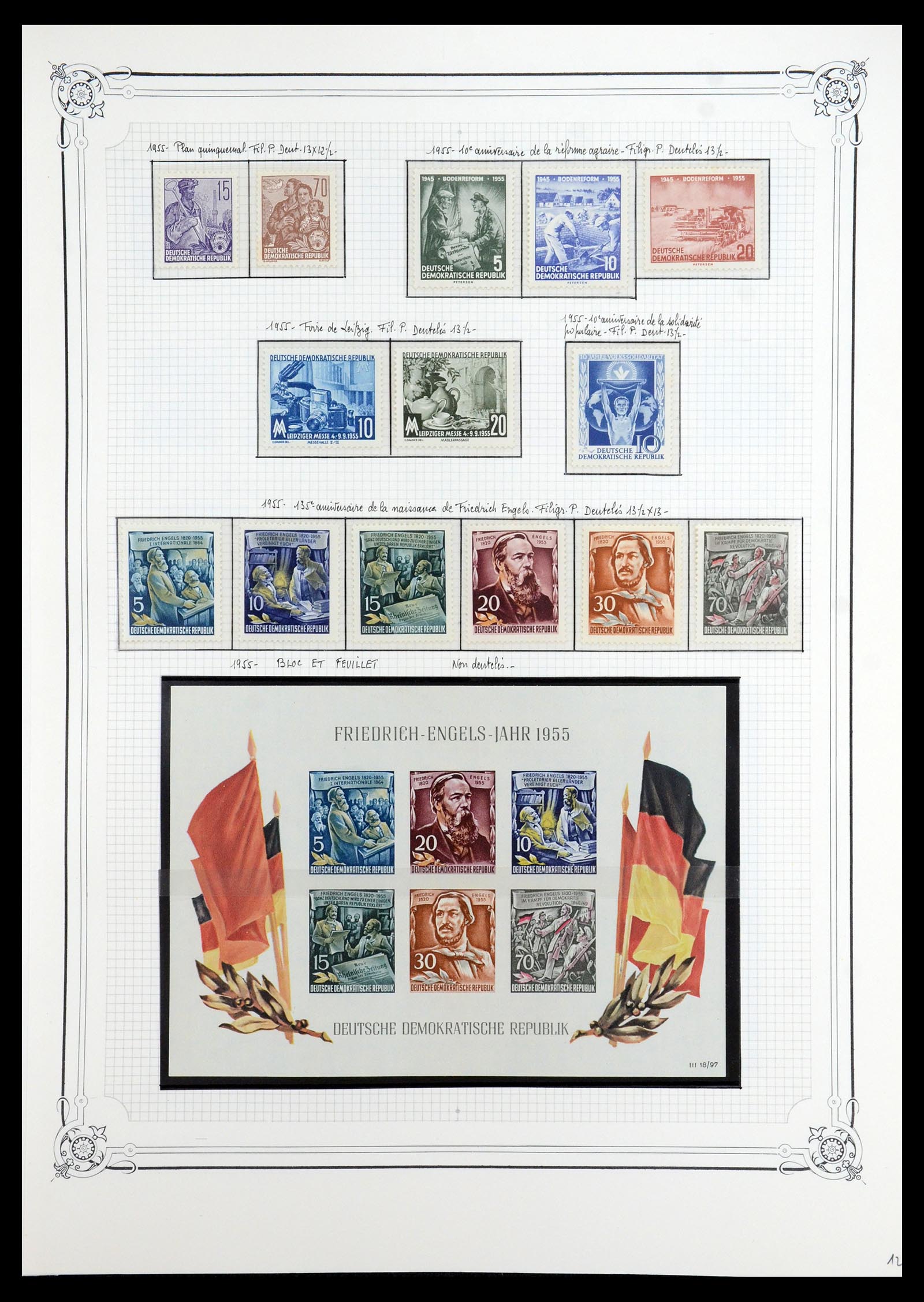 35774 012 - Stamp Collection 35774 GDR 1950-1990.