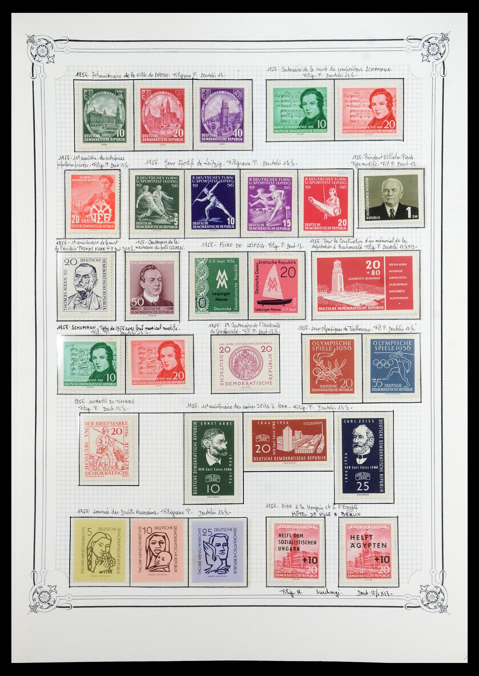 35774 014 - Stamp Collection 35774 GDR 1950-1990.