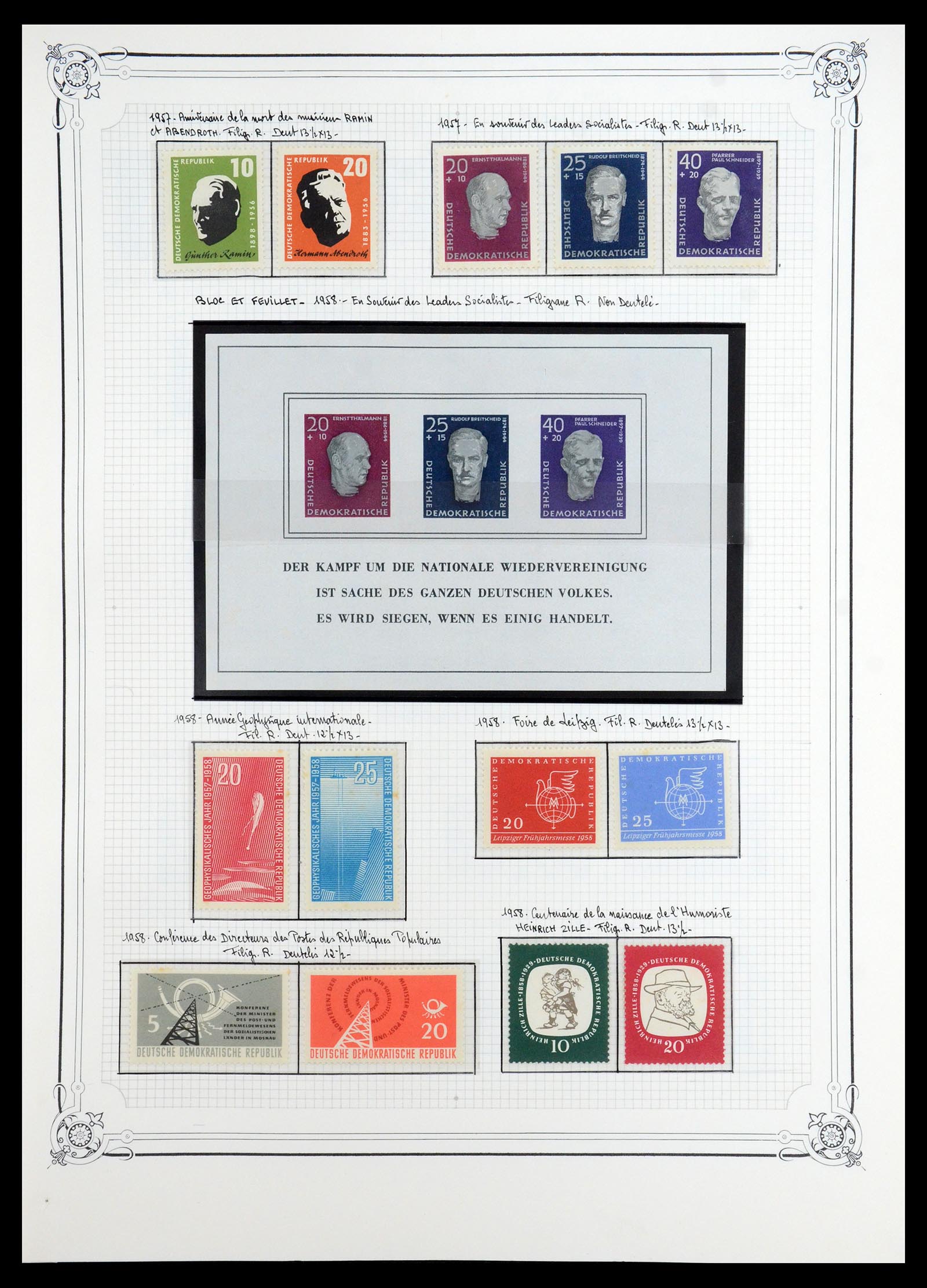 35774 017 - Stamp Collection 35774 GDR 1950-1990.