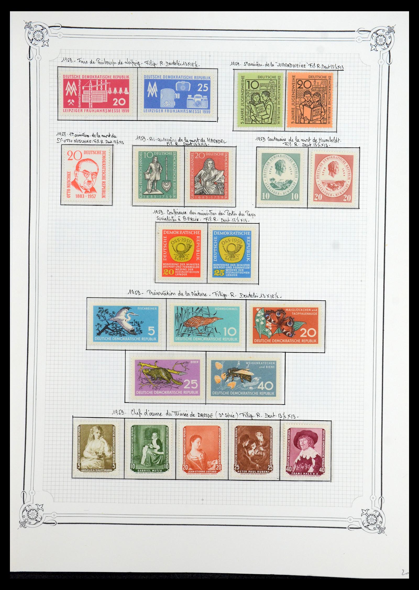 35774 020 - Postzegelverzameling 35774 DDR 1950-1990.