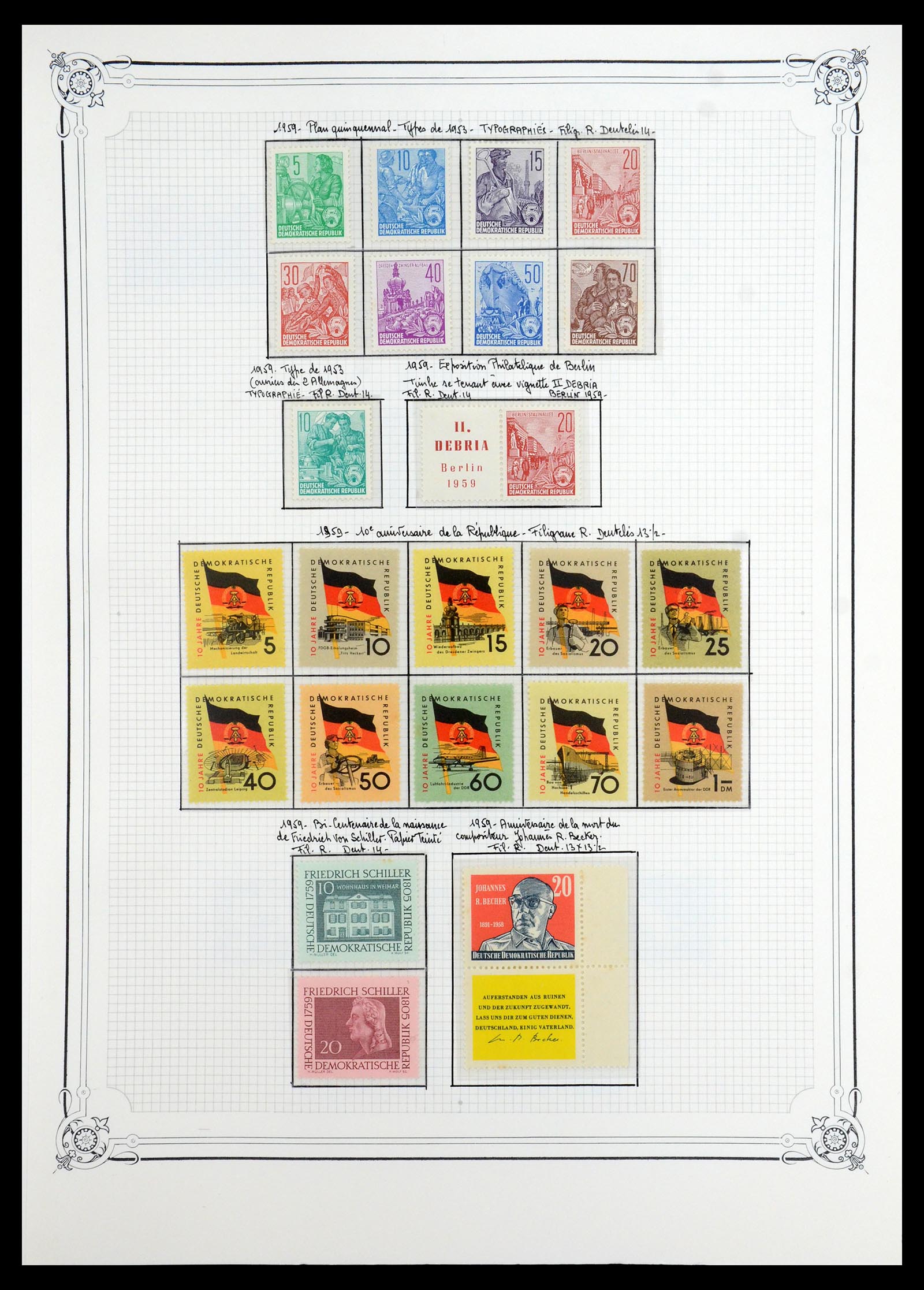 35774 022 - Stamp Collection 35774 GDR 1950-1990.