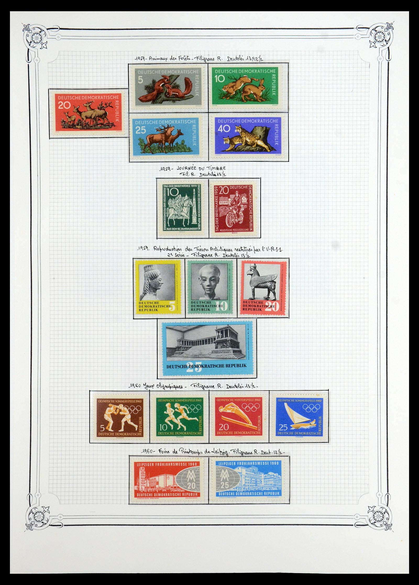 35774 023 - Stamp Collection 35774 GDR 1950-1990.
