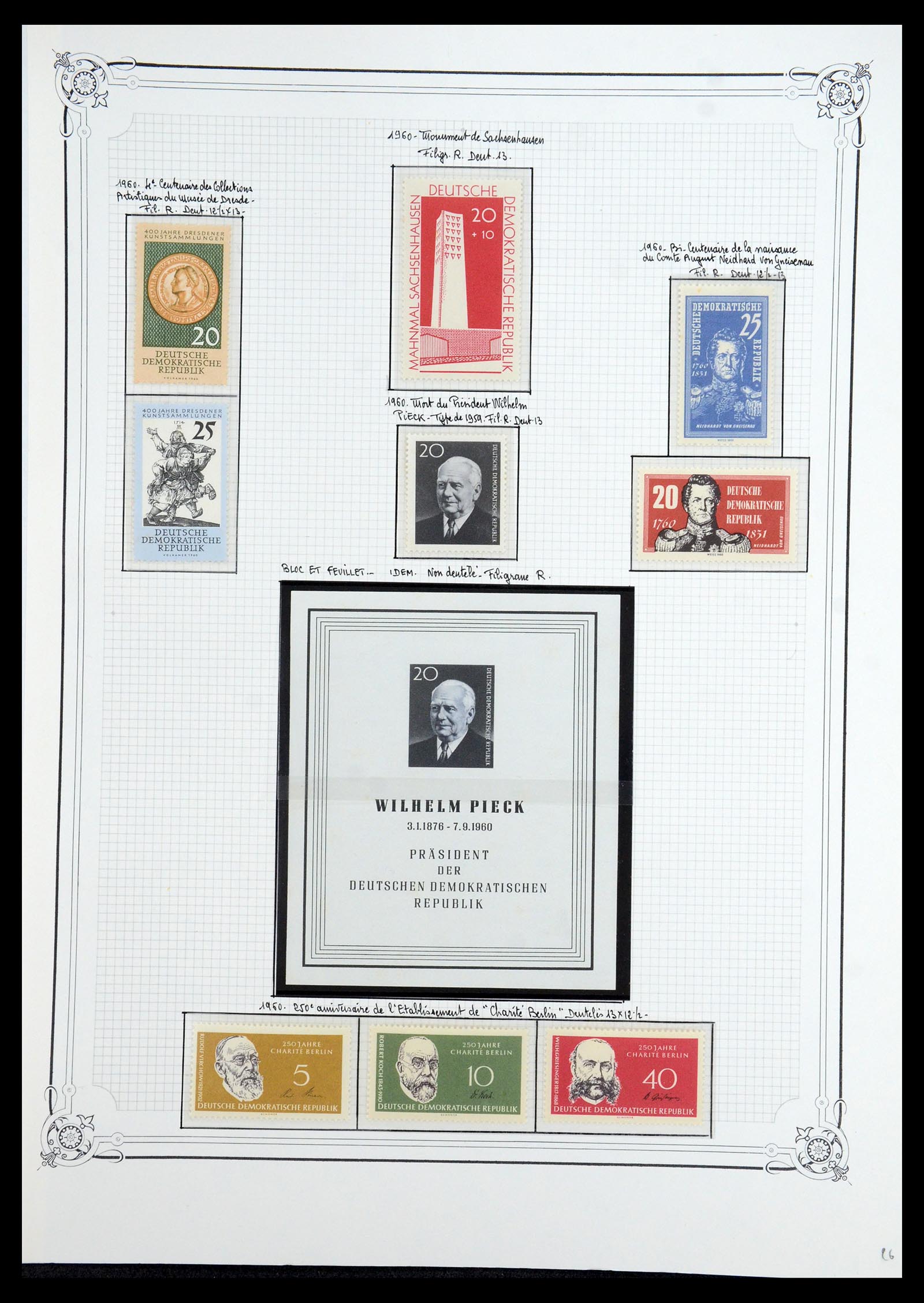 35774 026 - Stamp Collection 35774 GDR 1950-1990.