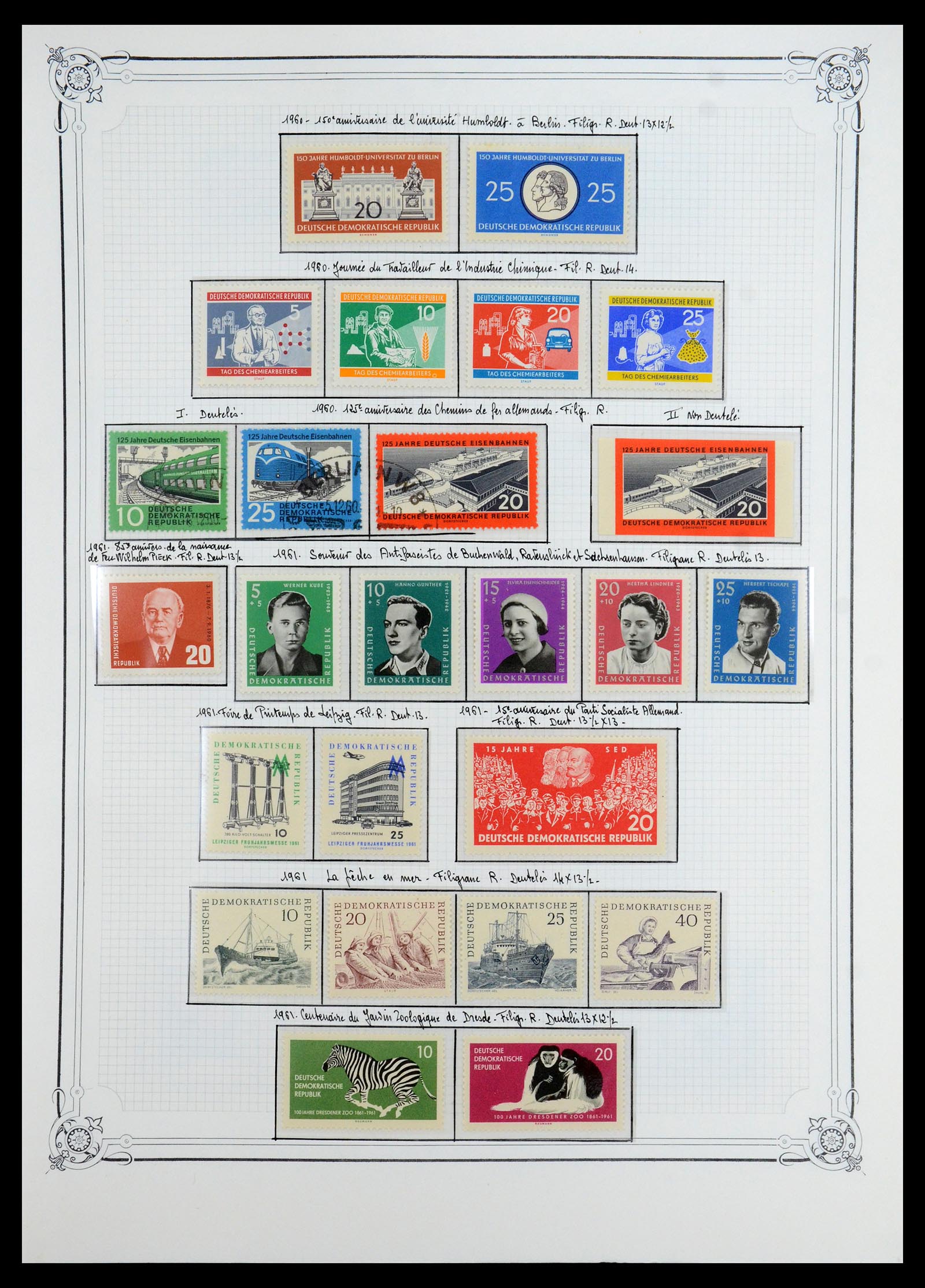 35774 027 - Stamp Collection 35774 GDR 1950-1990.
