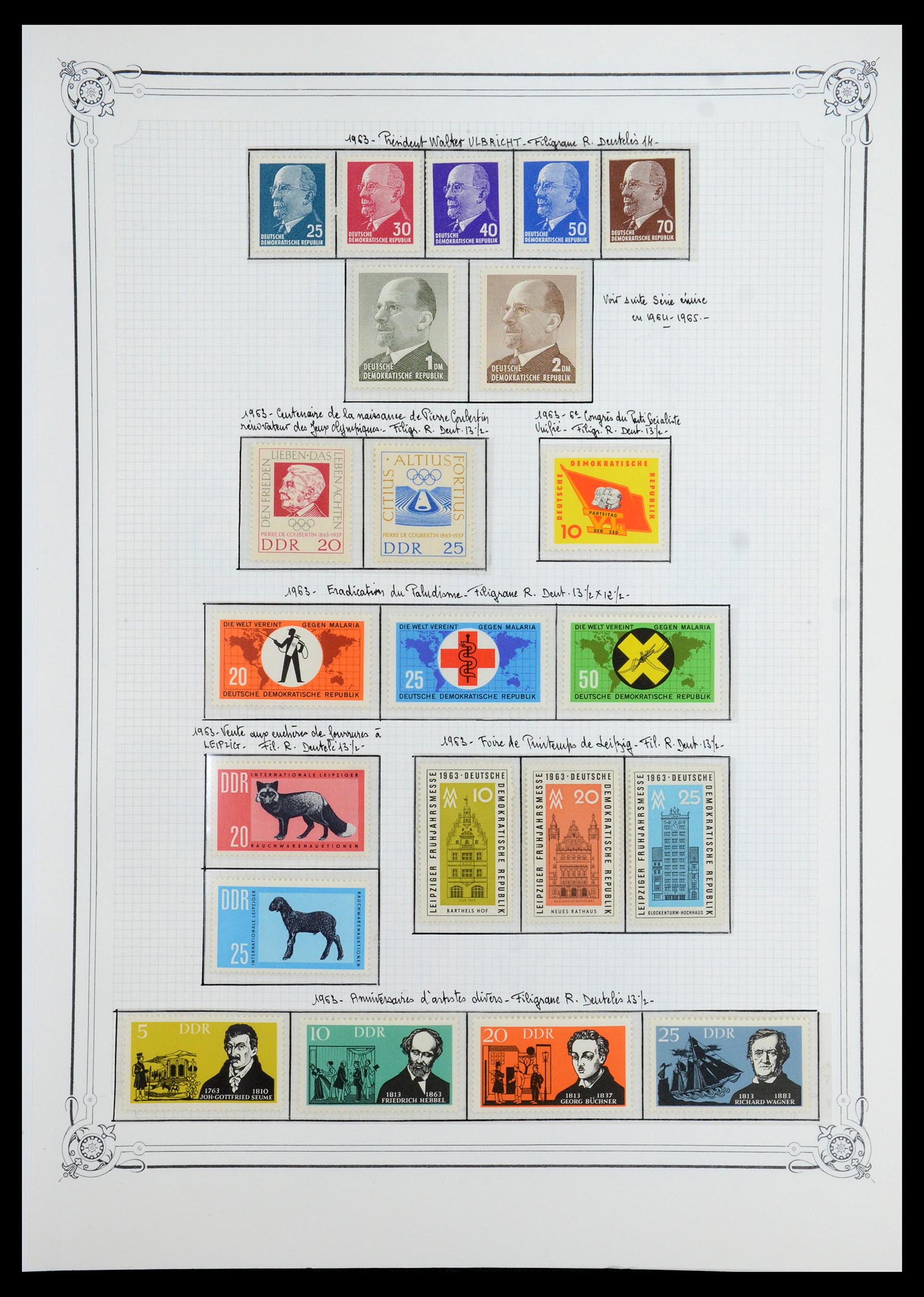 35774 034 - Stamp Collection 35774 GDR 1950-1990.