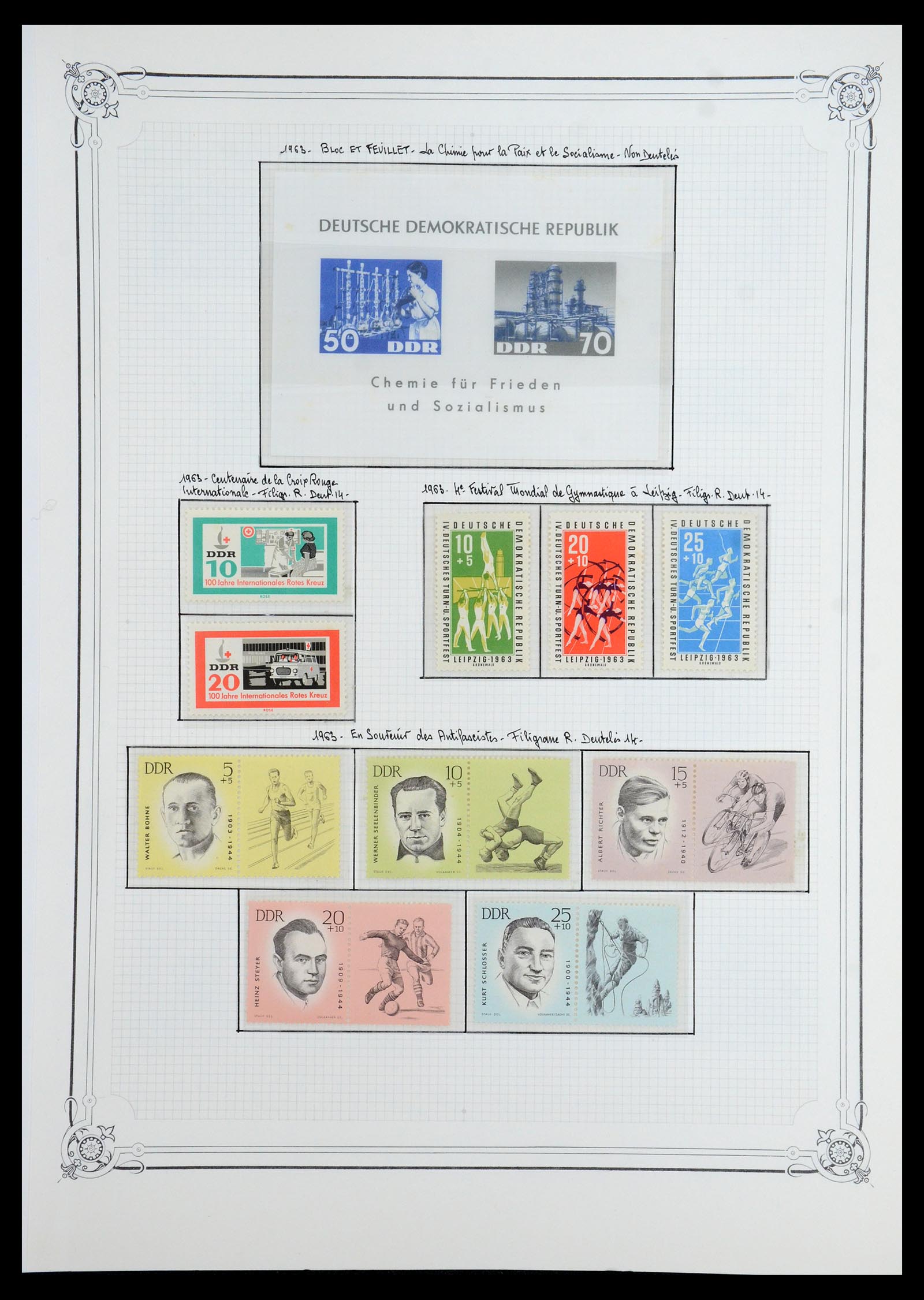 35774 035 - Stamp Collection 35774 GDR 1950-1990.