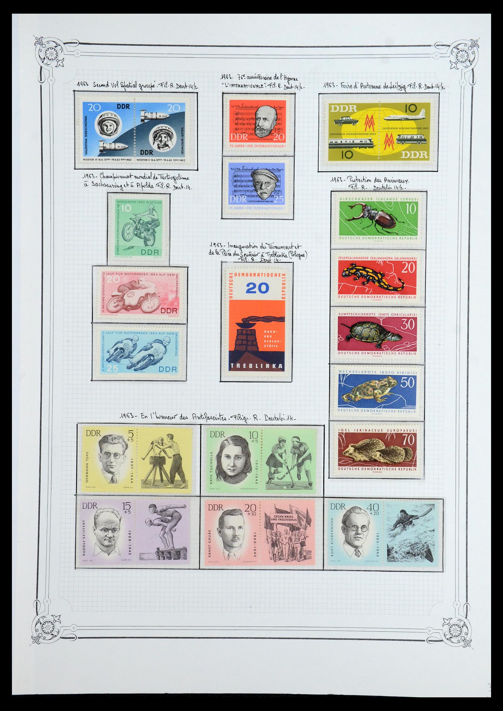 35774 036 - Stamp Collection 35774 GDR 1950-1990.
