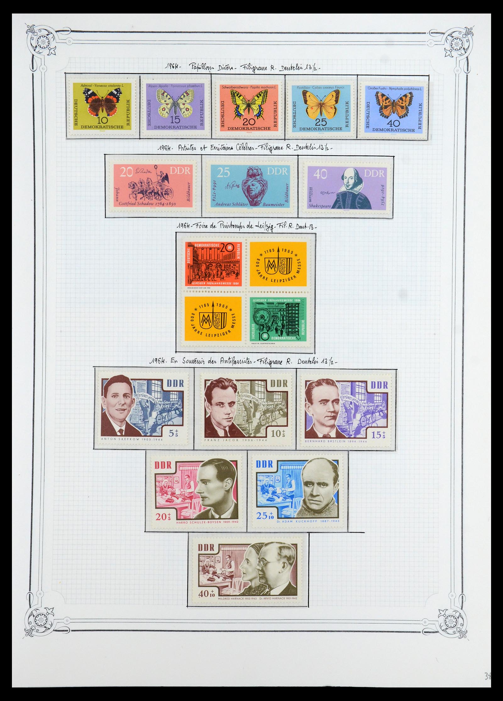 35774 038 - Stamp Collection 35774 GDR 1950-1990.