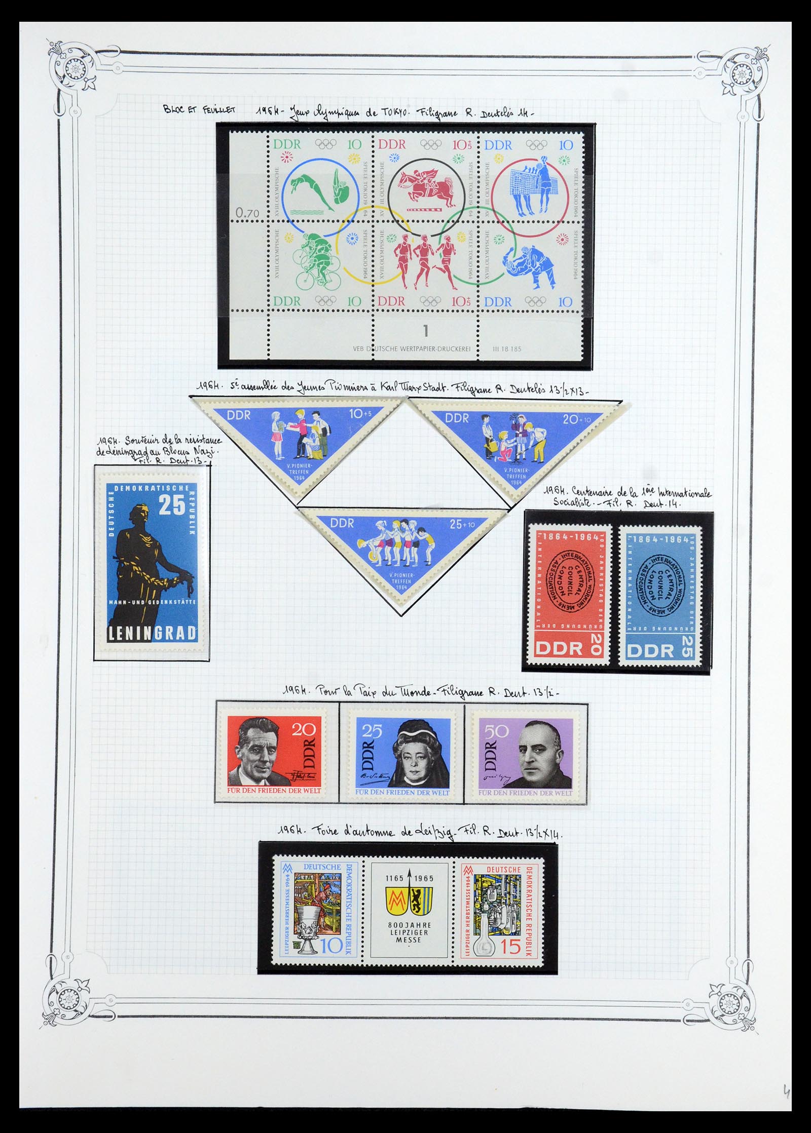 35774 040 - Postzegelverzameling 35774 DDR 1950-1990.