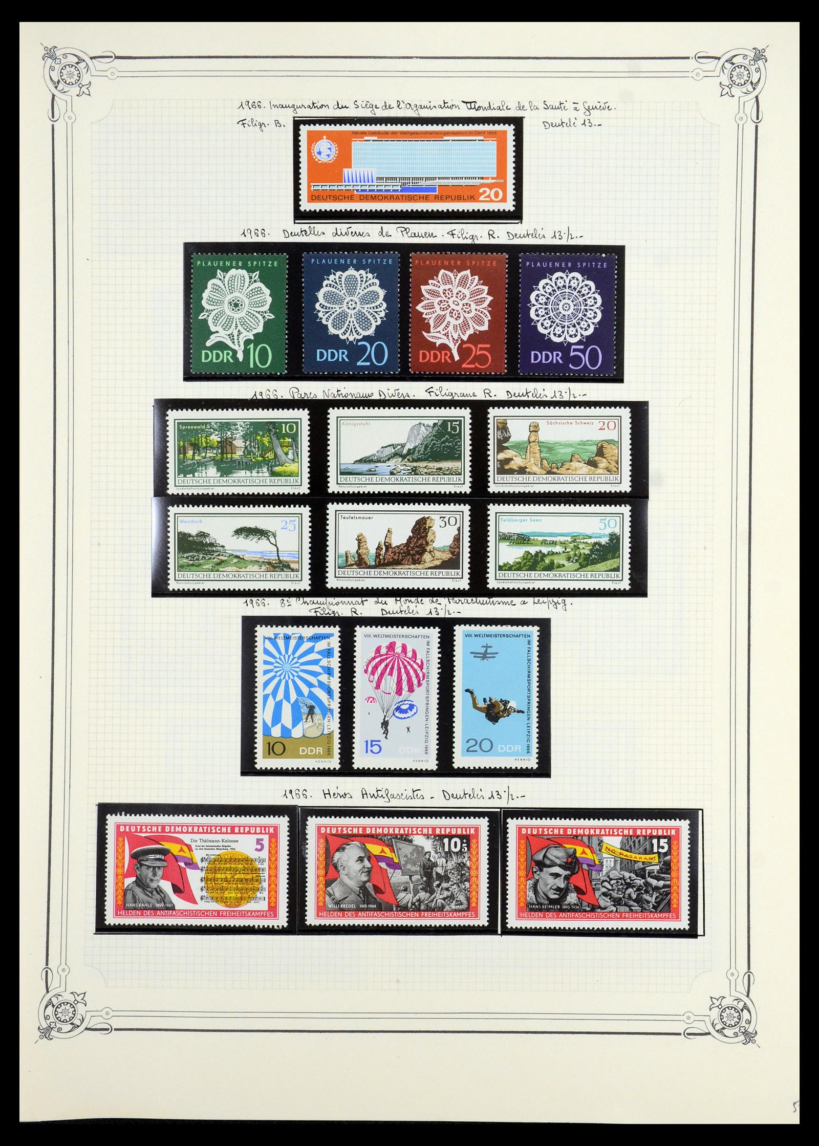 35774 050 - Postzegelverzameling 35774 DDR 1950-1990.