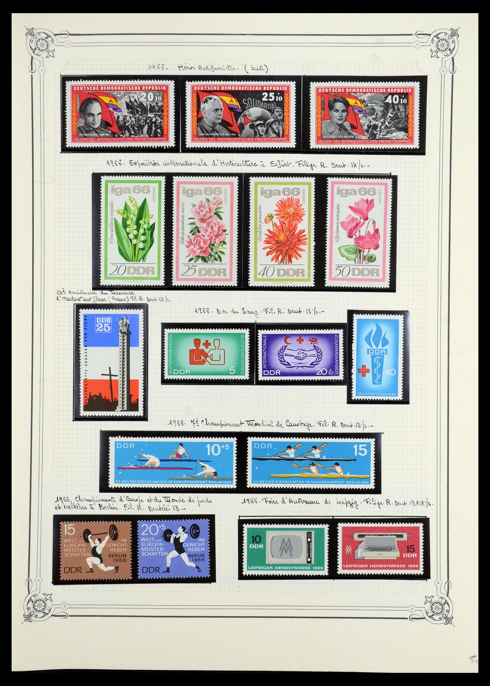 35774 051 - Postzegelverzameling 35774 DDR 1950-1990.