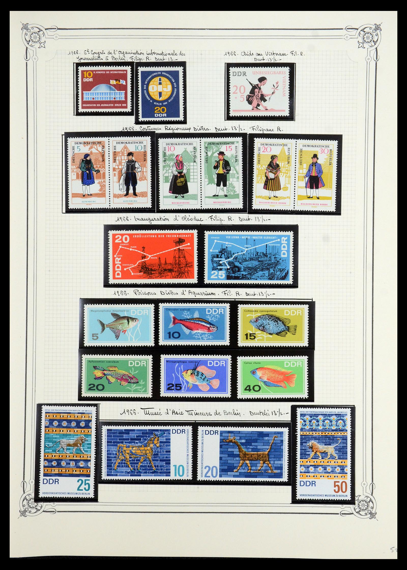 35774 052 - Postzegelverzameling 35774 DDR 1950-1990.