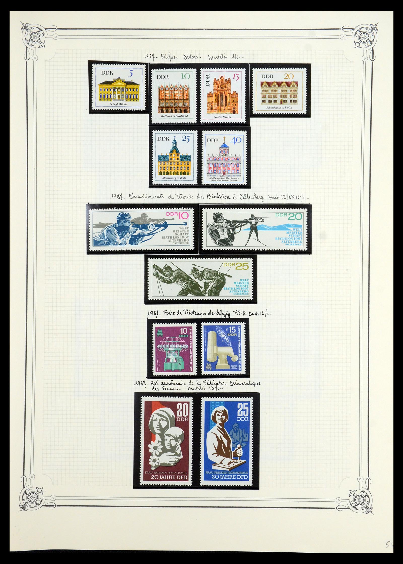 35774 054 - Postzegelverzameling 35774 DDR 1950-1990.