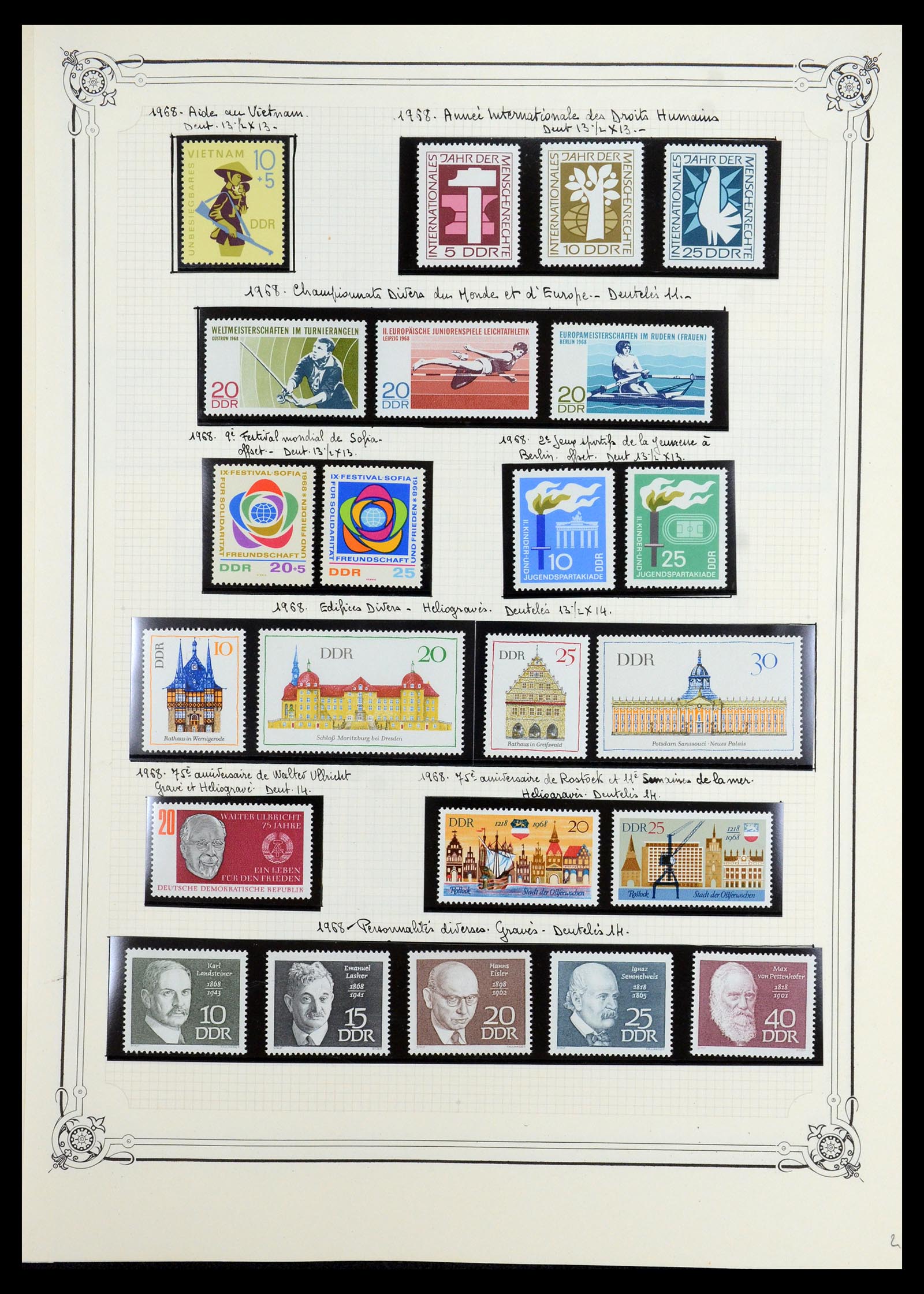 35774 062 - Postzegelverzameling 35774 DDR 1950-1990.