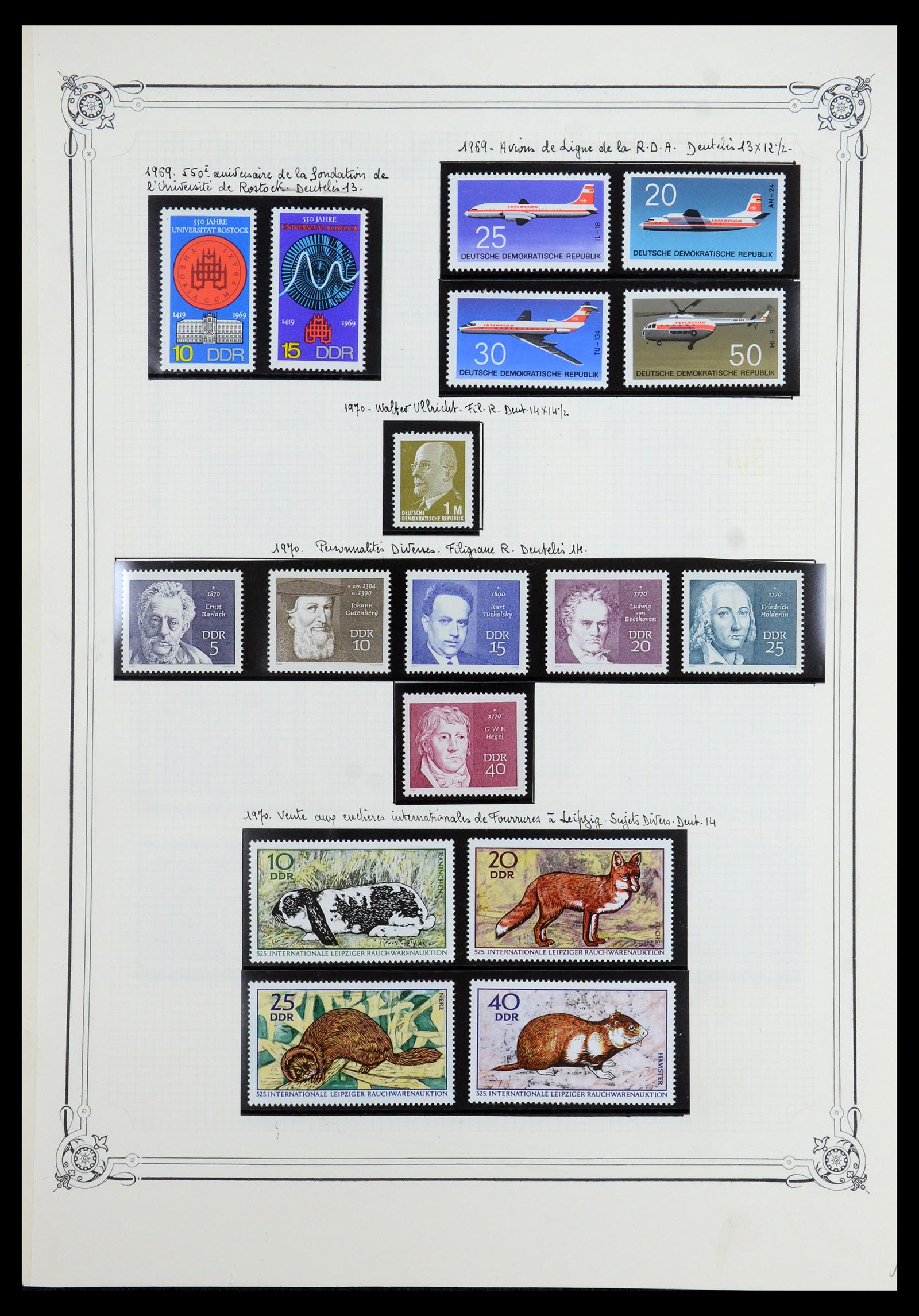 35774 070 - Stamp Collection 35774 GDR 1950-1990.