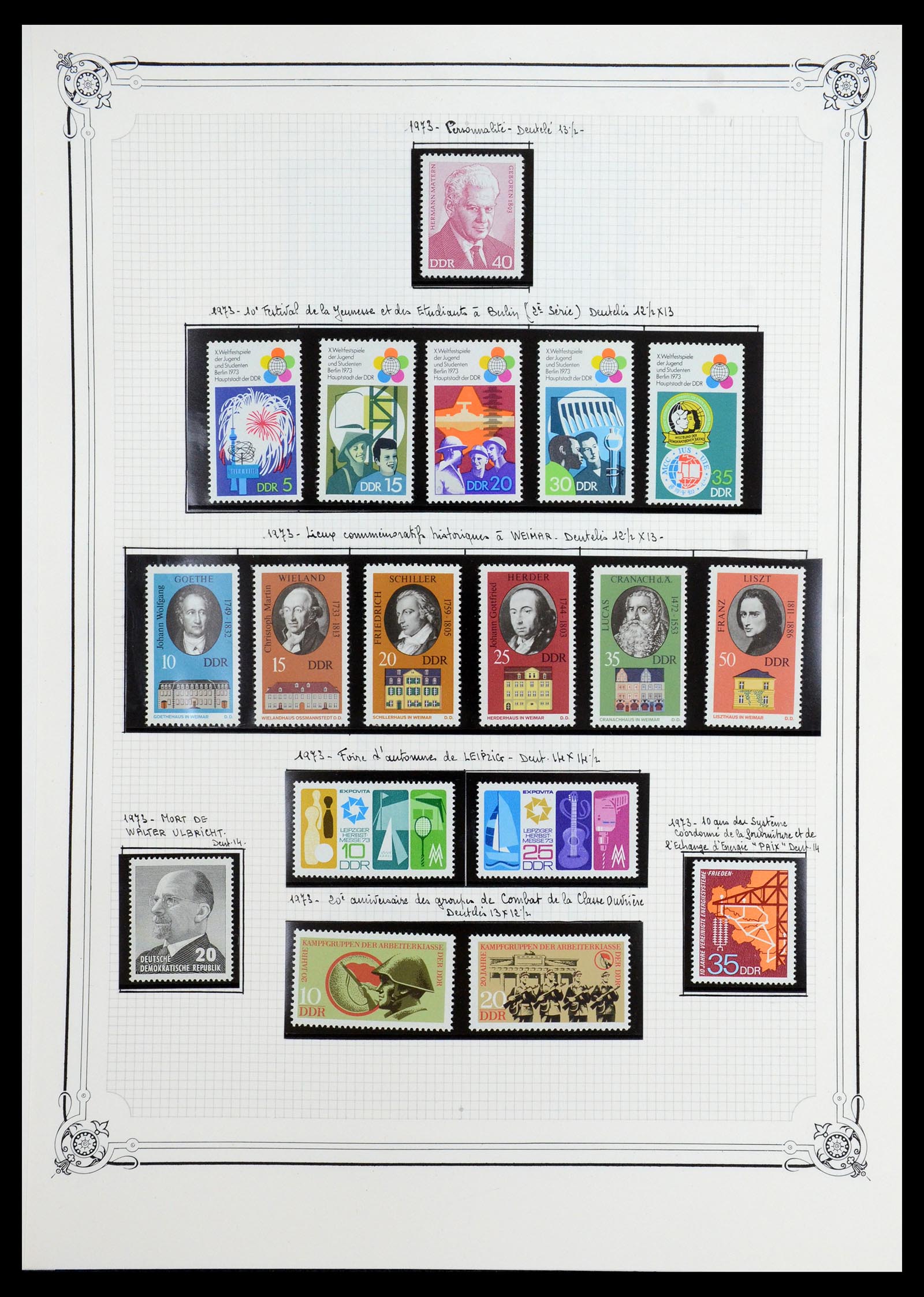 35774 093 - Stamp Collection 35774 GDR 1950-1990.