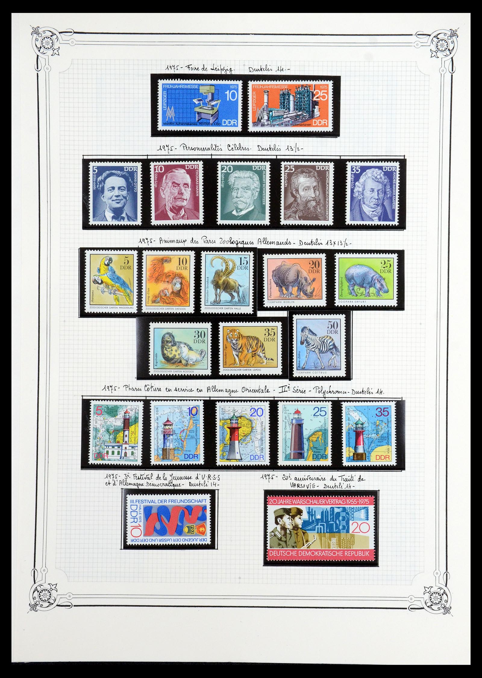 35774 105 - Stamp Collection 35774 GDR 1950-1990.