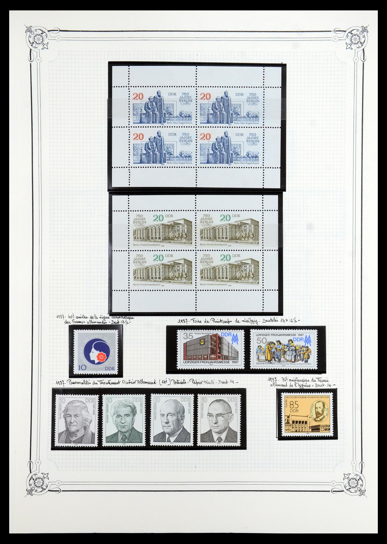 35774 184 - Stamp Collection 35774 GDR 1950-1990.