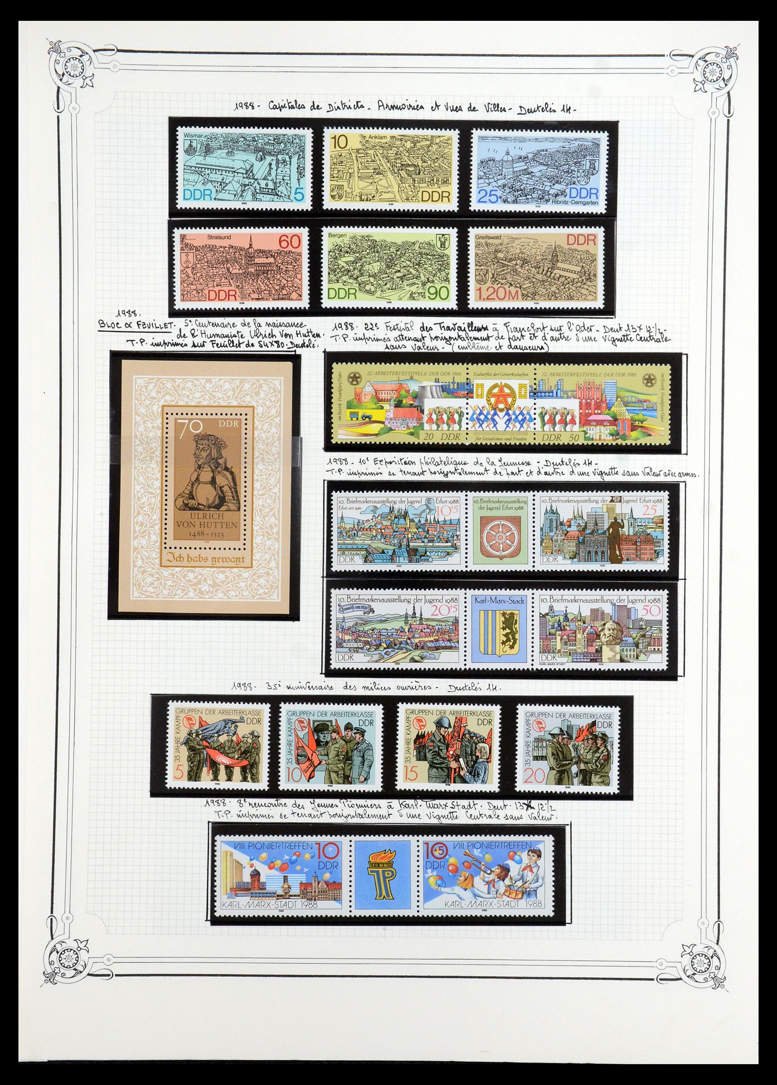 35774 191 - Stamp Collection 35774 GDR 1950-1990.