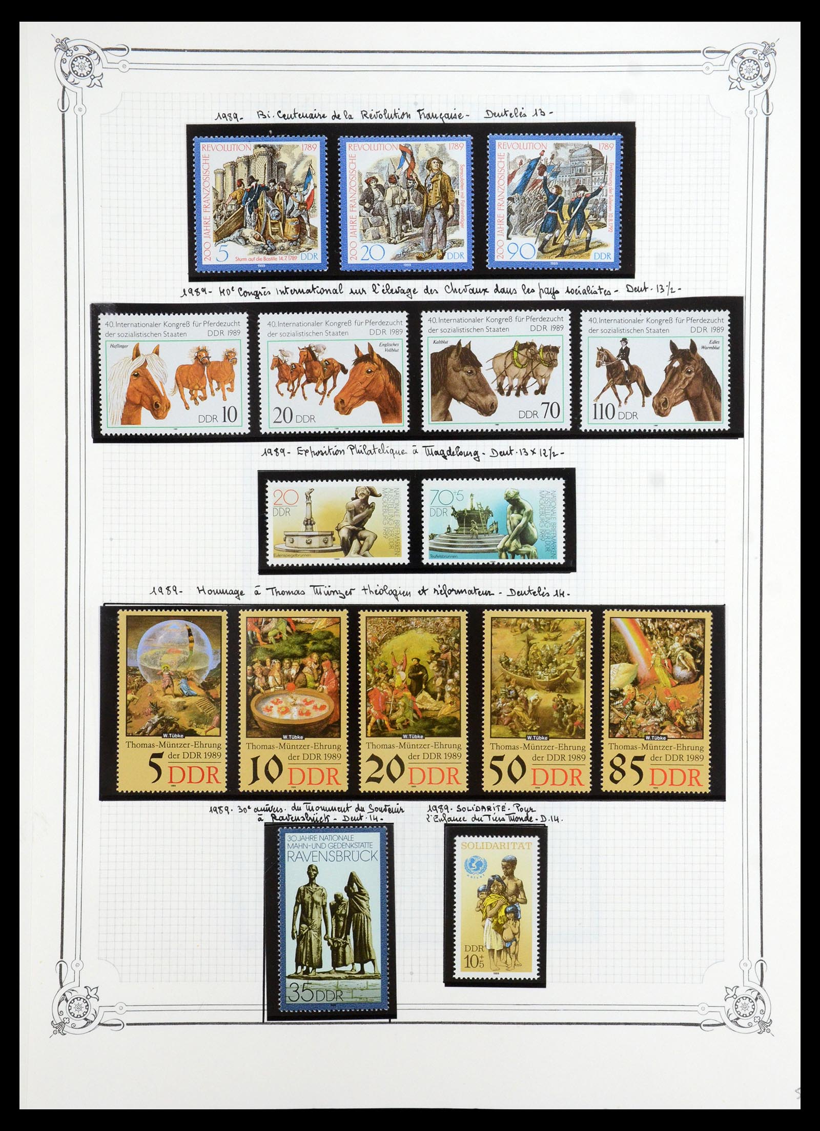 35774 201 - Stamp Collection 35774 GDR 1950-1990.