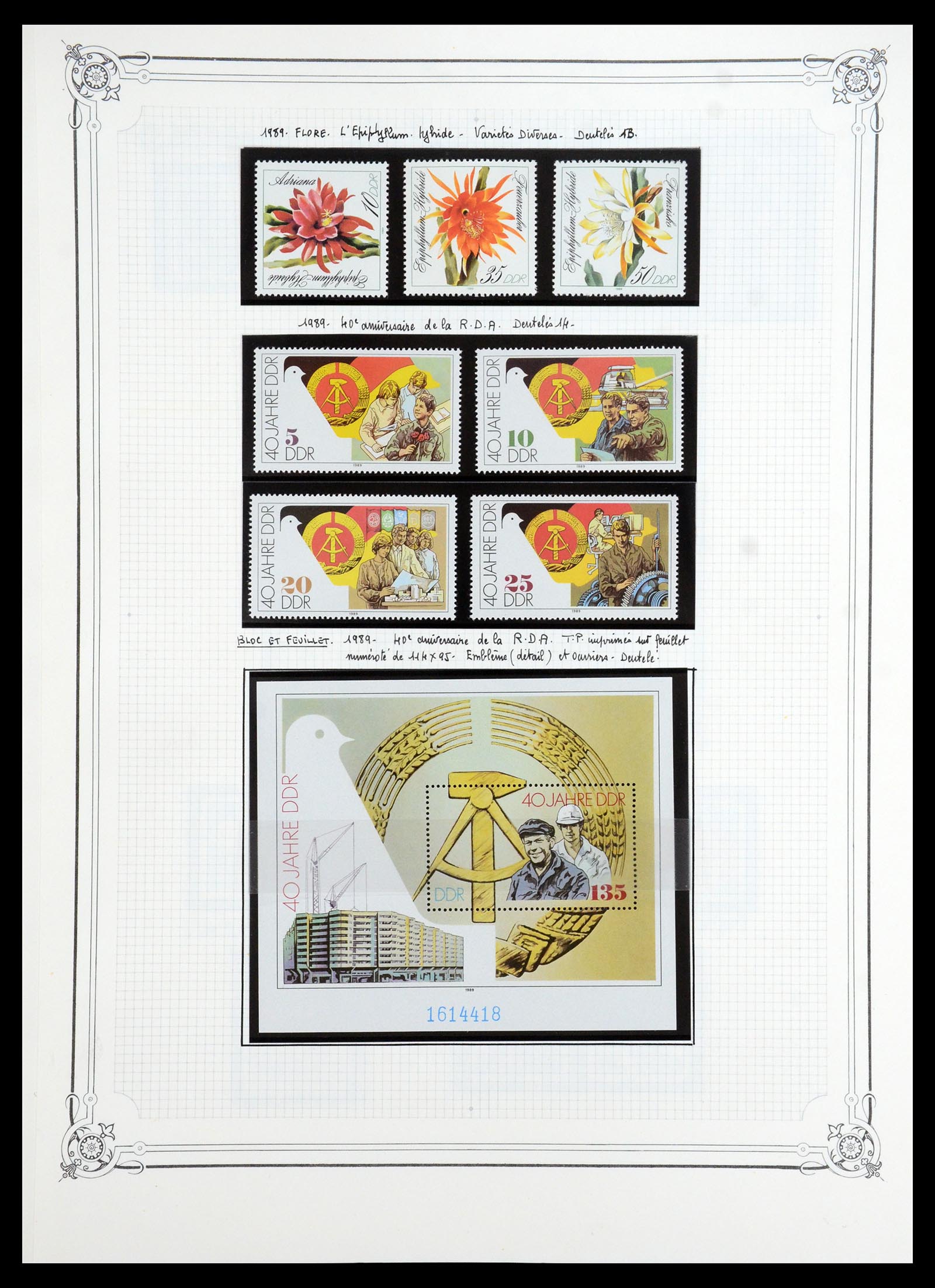 35774 203 - Postzegelverzameling 35774 DDR 1950-1990.