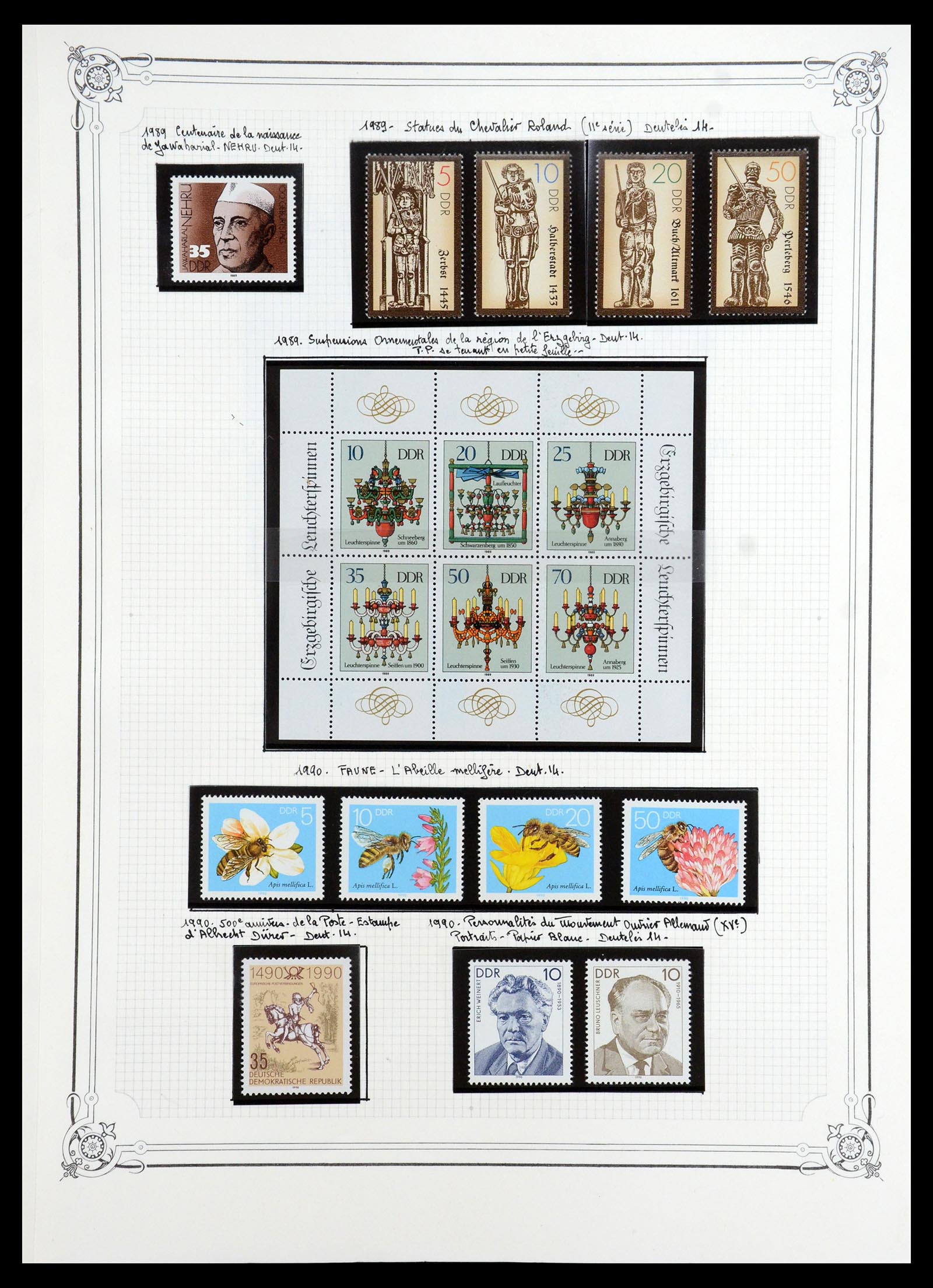 35774 204 - Postzegelverzameling 35774 DDR 1950-1990.