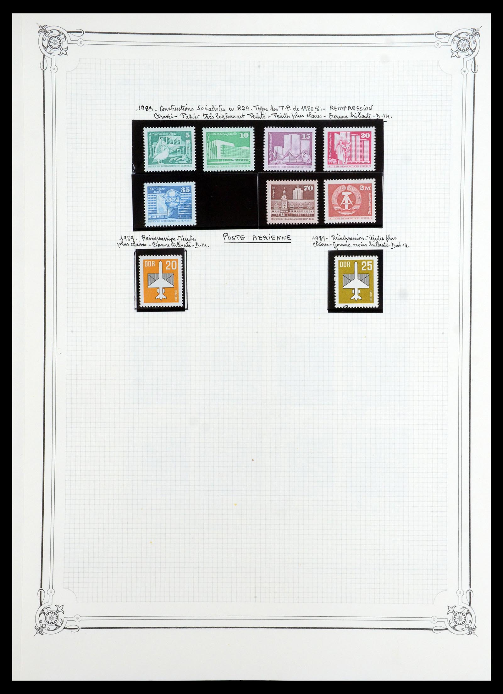 35774 205 - Stamp Collection 35774 GDR 1950-1990.