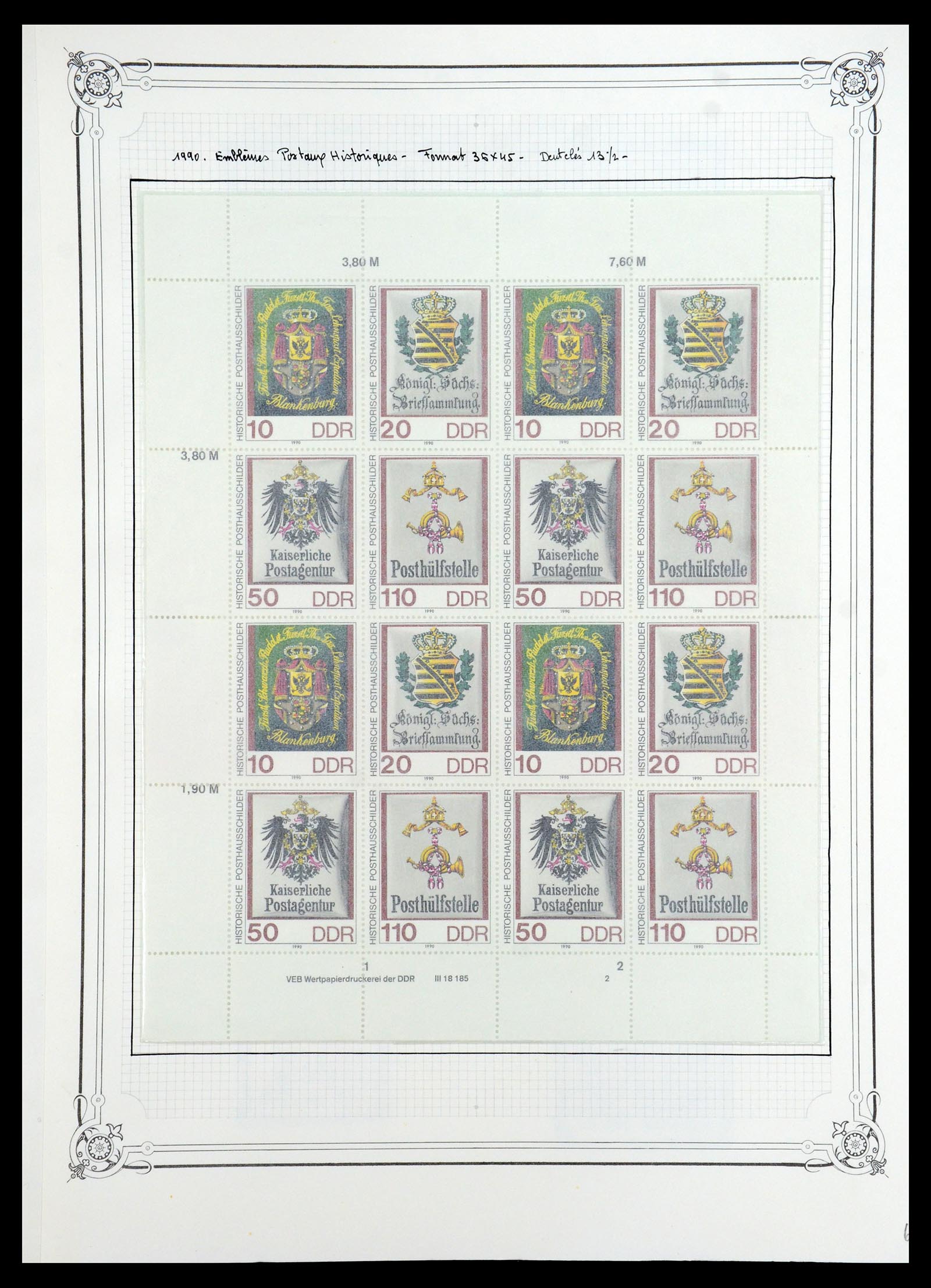 35774 206 - Postzegelverzameling 35774 DDR 1950-1990.