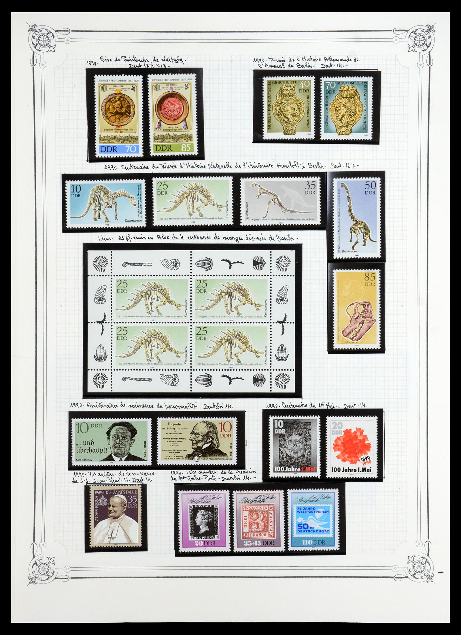 35774 208 - Postzegelverzameling 35774 DDR 1950-1990.