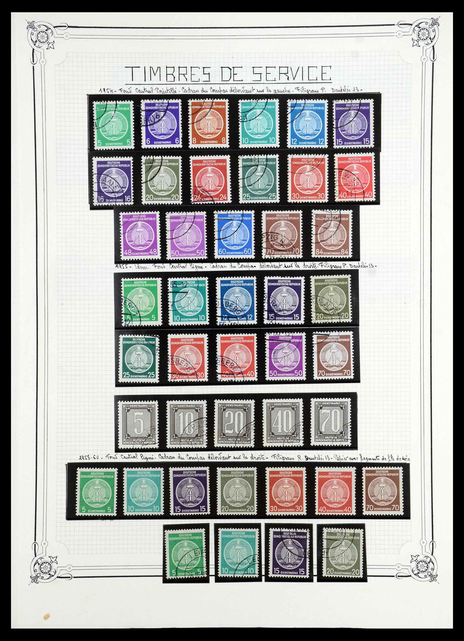 35774 212 - Stamp Collection 35774 GDR 1950-1990.
