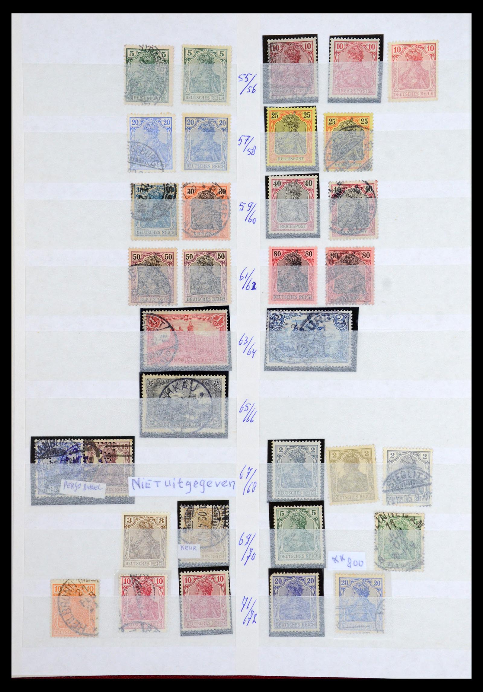 35775 005 - Postzegelverzameling 35775 Duitse Rijk 1872-1945.