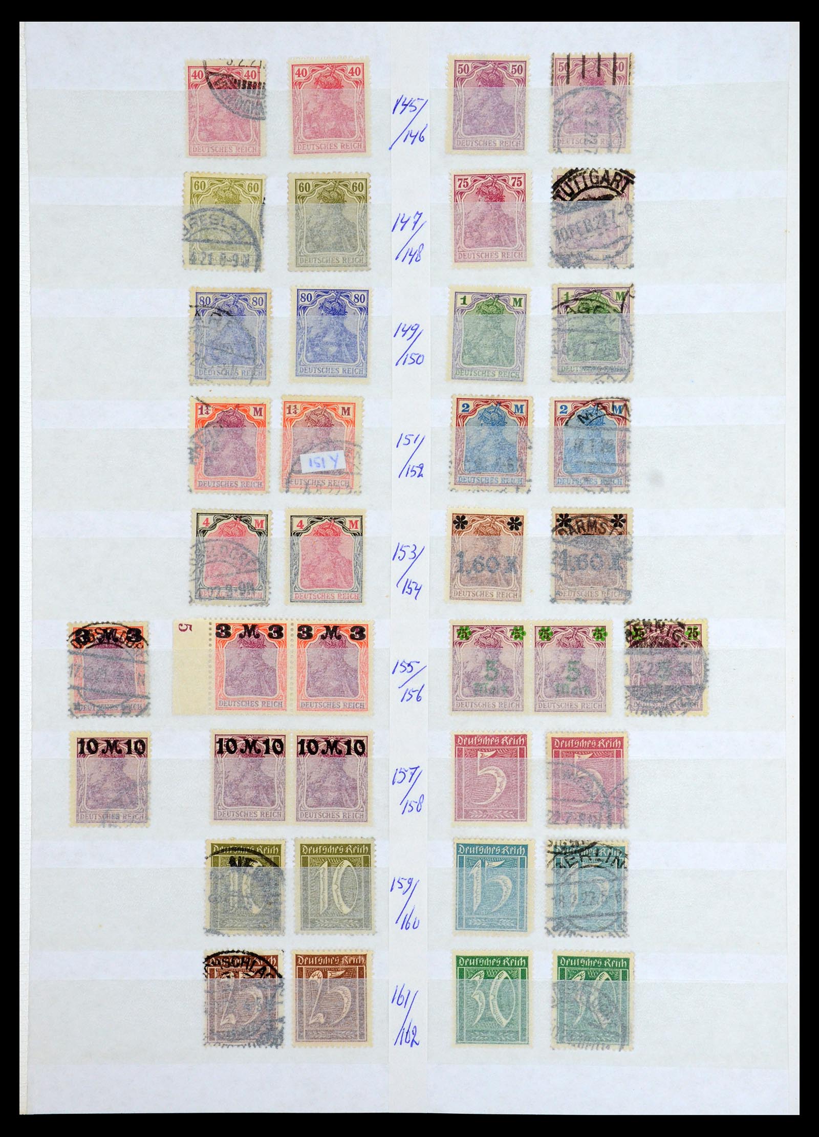 35775 010 - Postzegelverzameling 35775 Duitse Rijk 1872-1945.