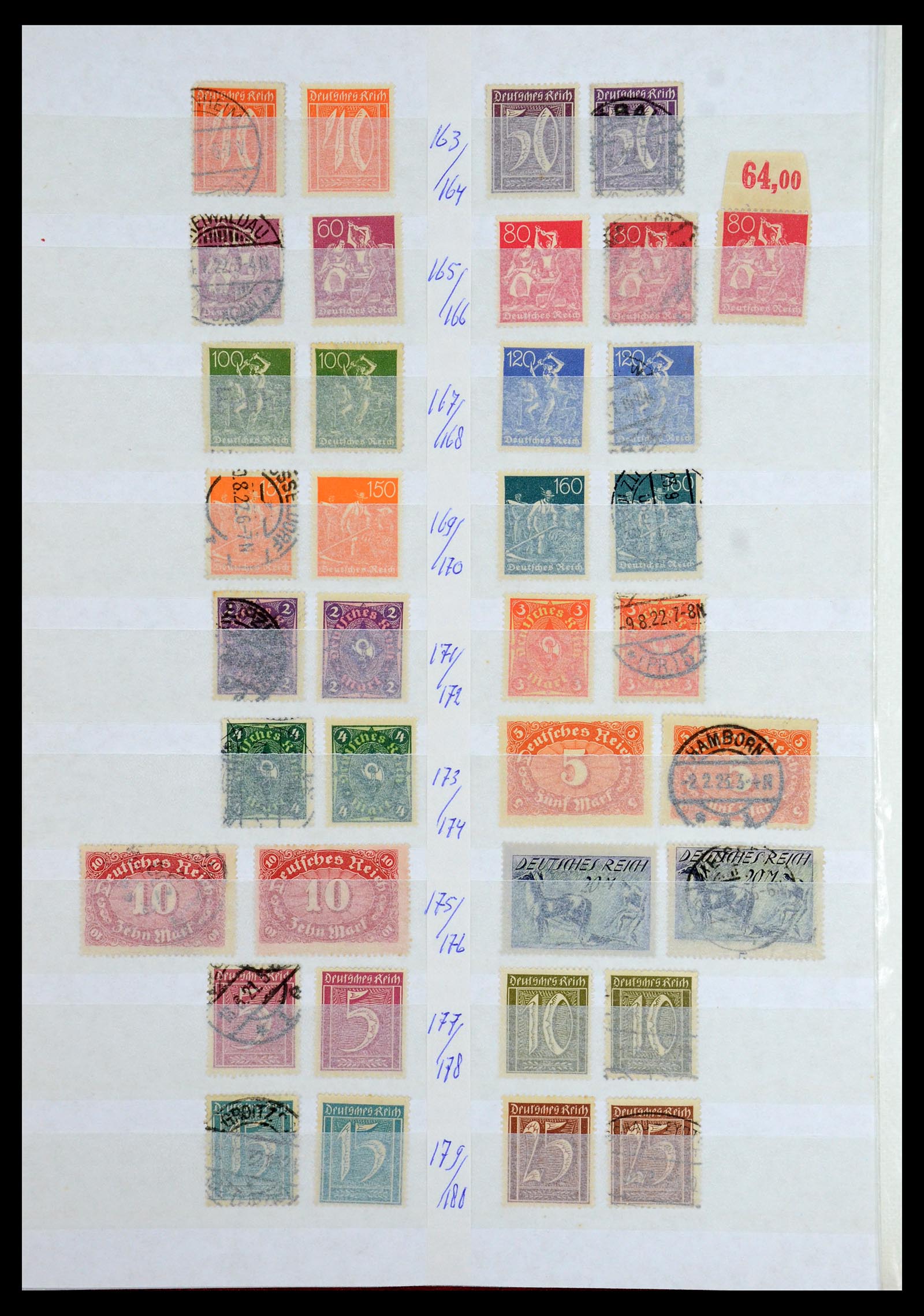 35775 011 - Postzegelverzameling 35775 Duitse Rijk 1872-1945.