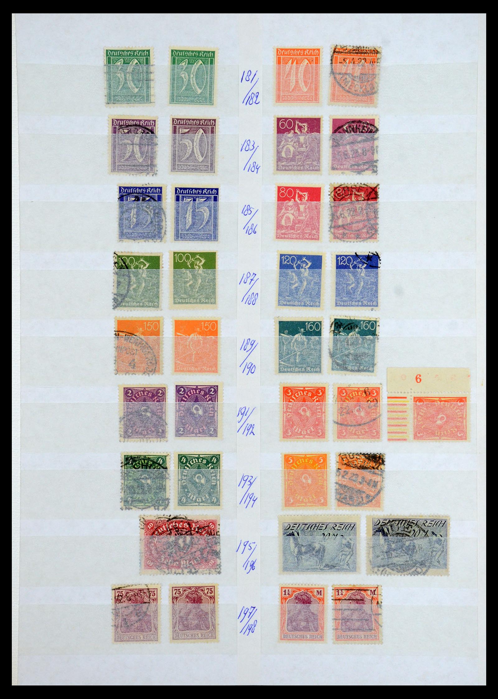 35775 012 - Postzegelverzameling 35775 Duitse Rijk 1872-1945.