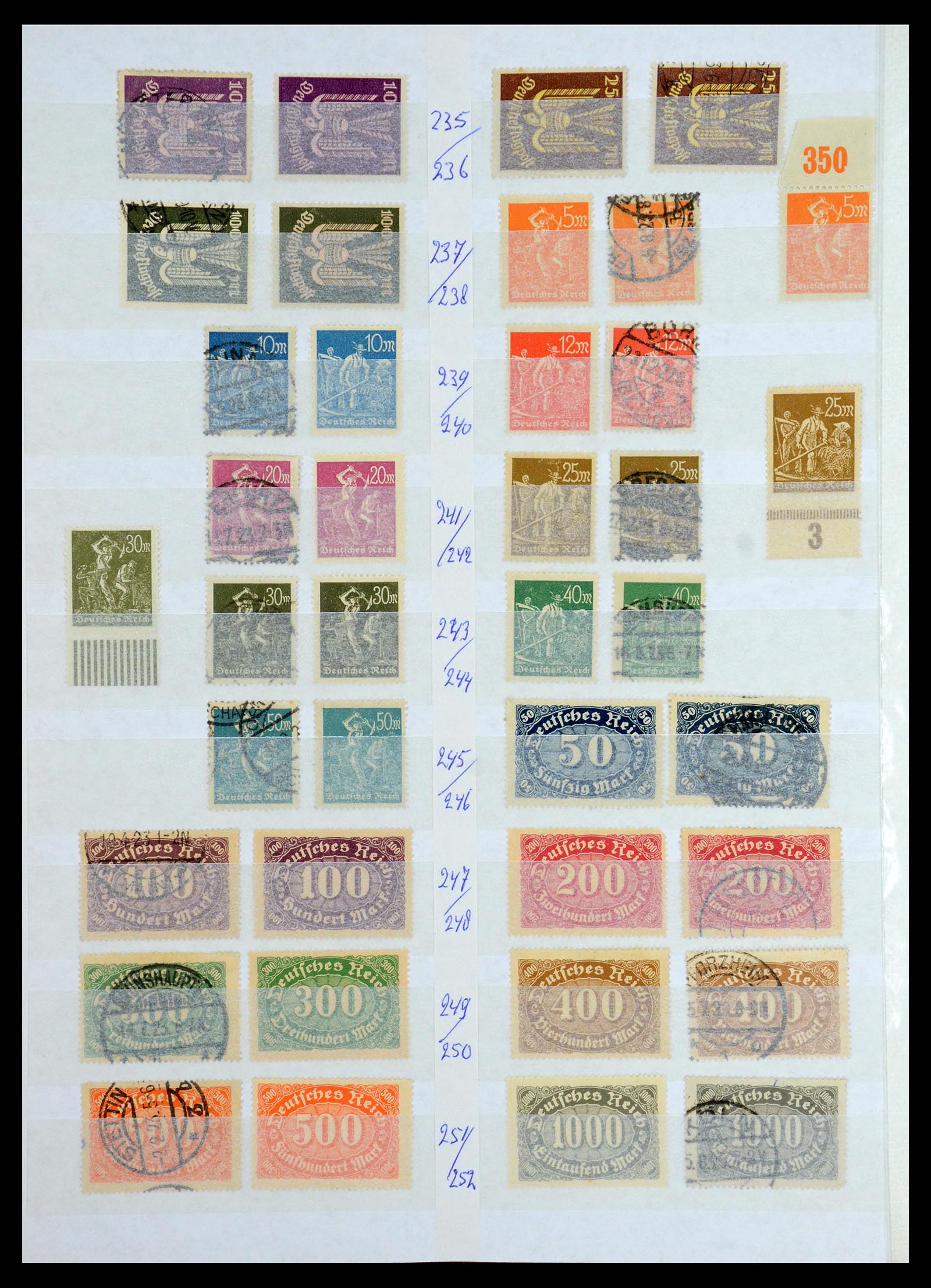 35775 015 - Postzegelverzameling 35775 Duitse Rijk 1872-1945.