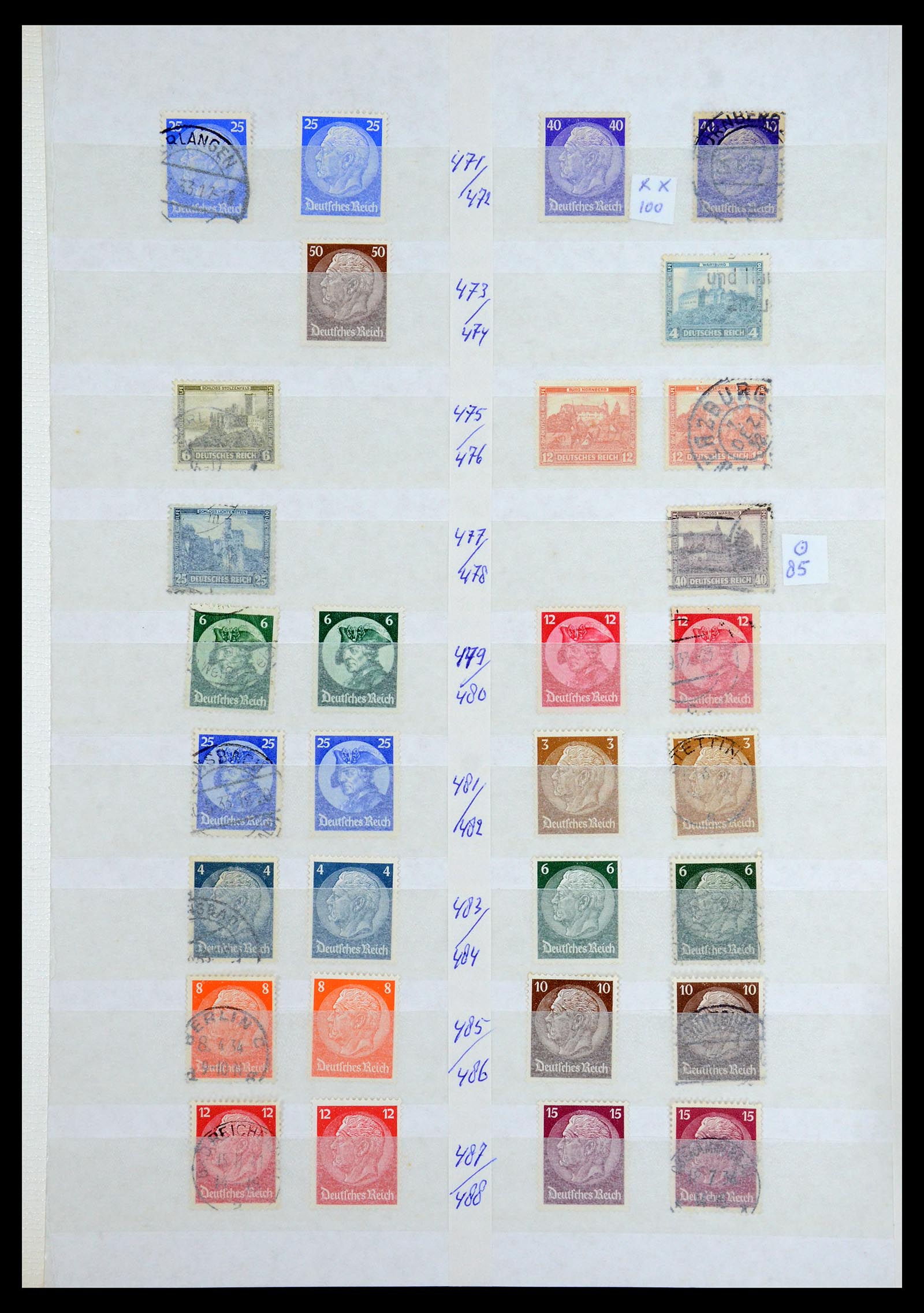 35775 028 - Postzegelverzameling 35775 Duitse Rijk 1872-1945.
