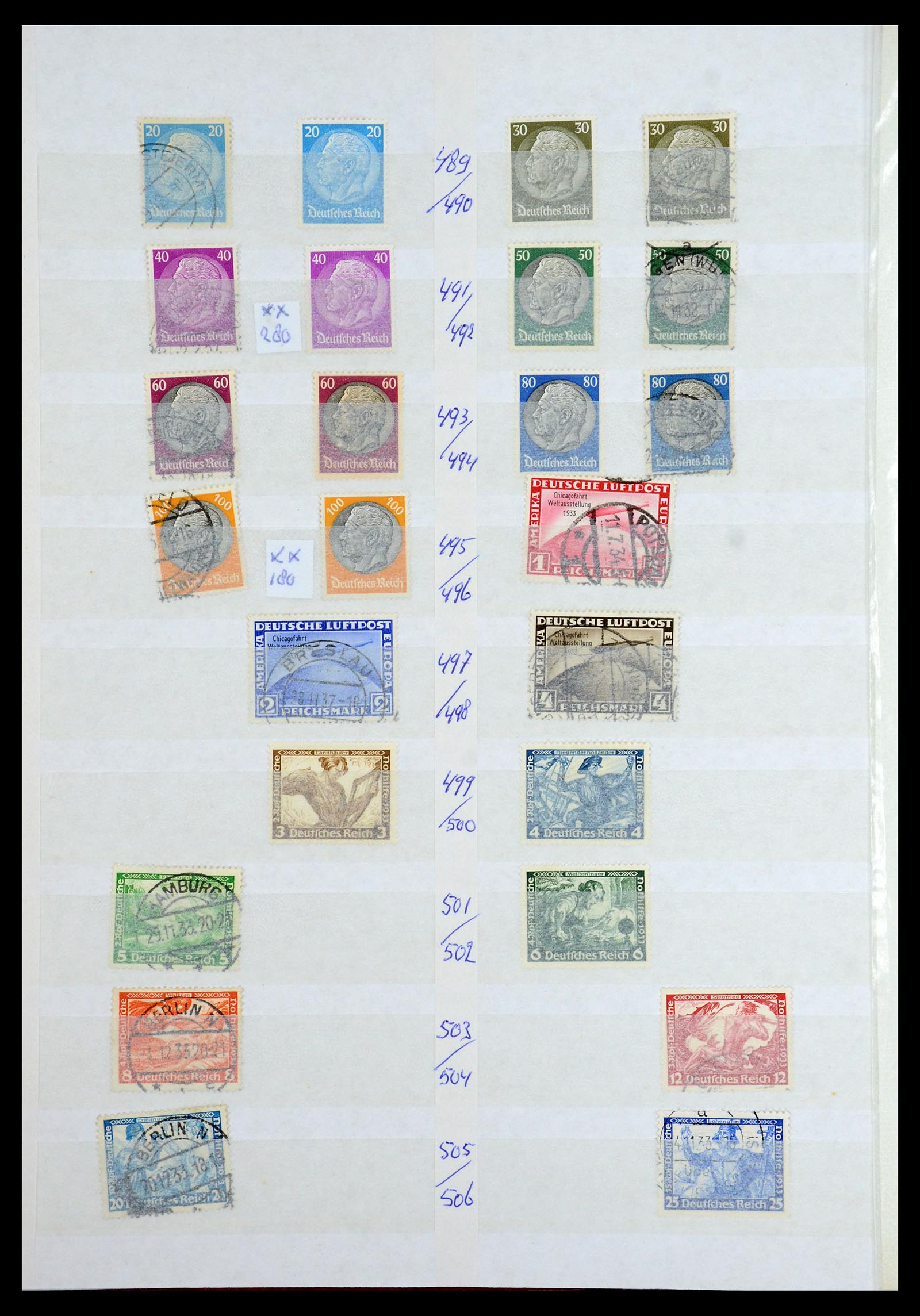 35775 029 - Postzegelverzameling 35775 Duitse Rijk 1872-1945.