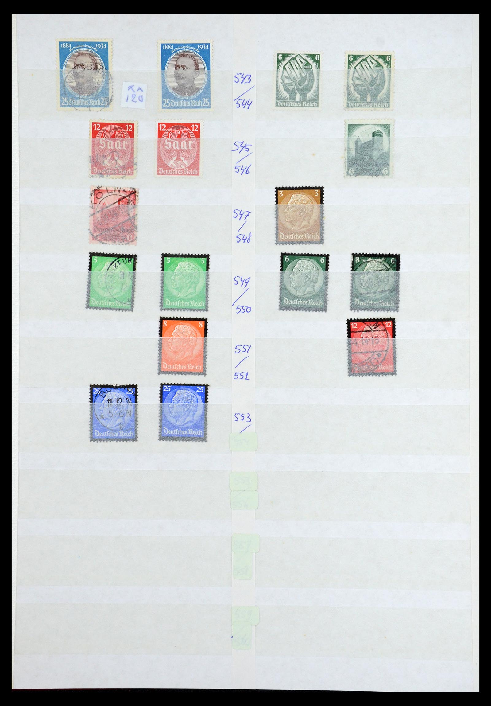 35775 032 - Postzegelverzameling 35775 Duitse Rijk 1872-1945.