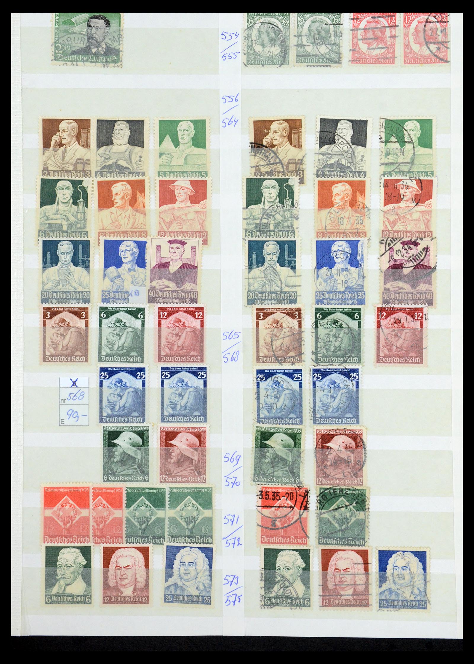 35775 035 - Postzegelverzameling 35775 Duitse Rijk 1872-1945.